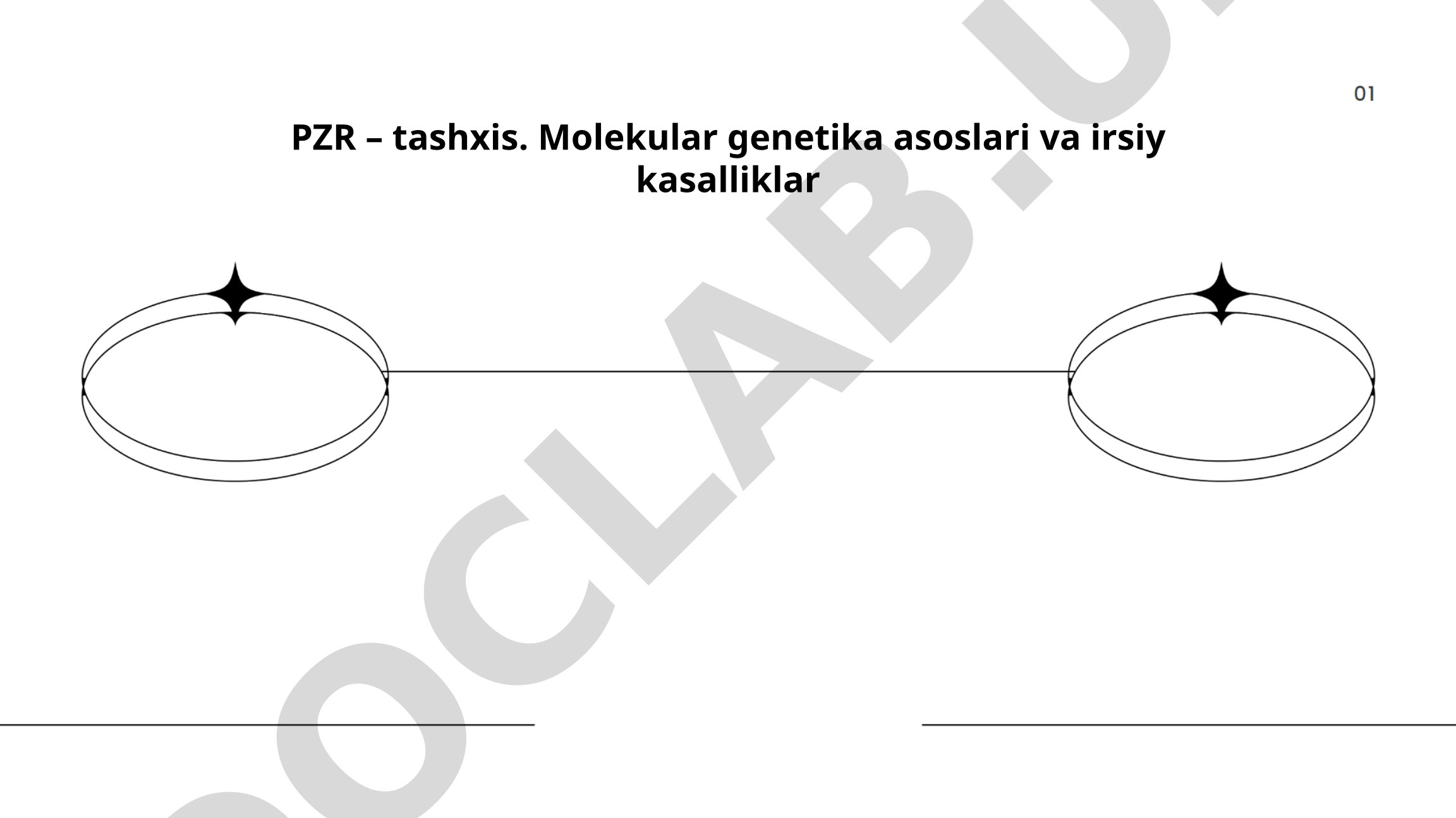 PZR tashxisi: molekular genetika asoslari va irsiy kasalliklar