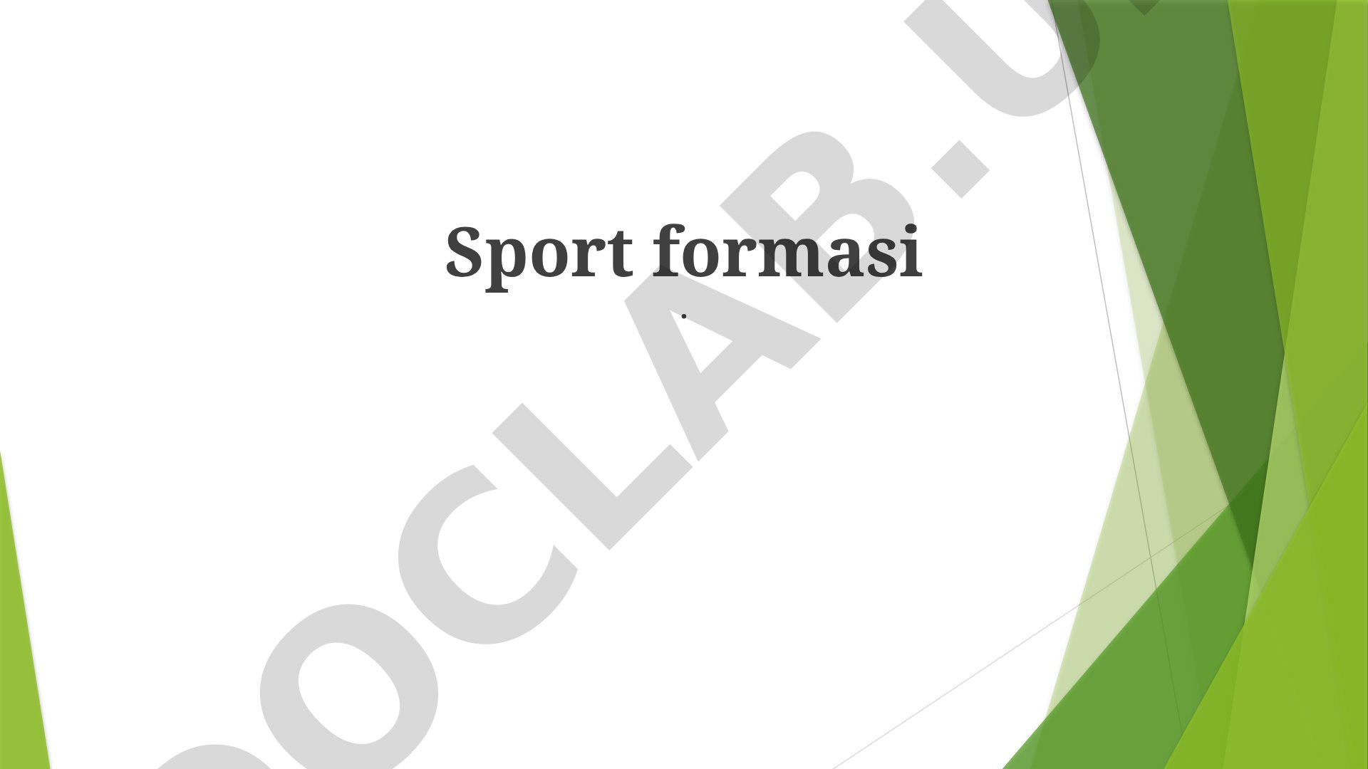 Sportning tarixi, turlari va rivojlanishi