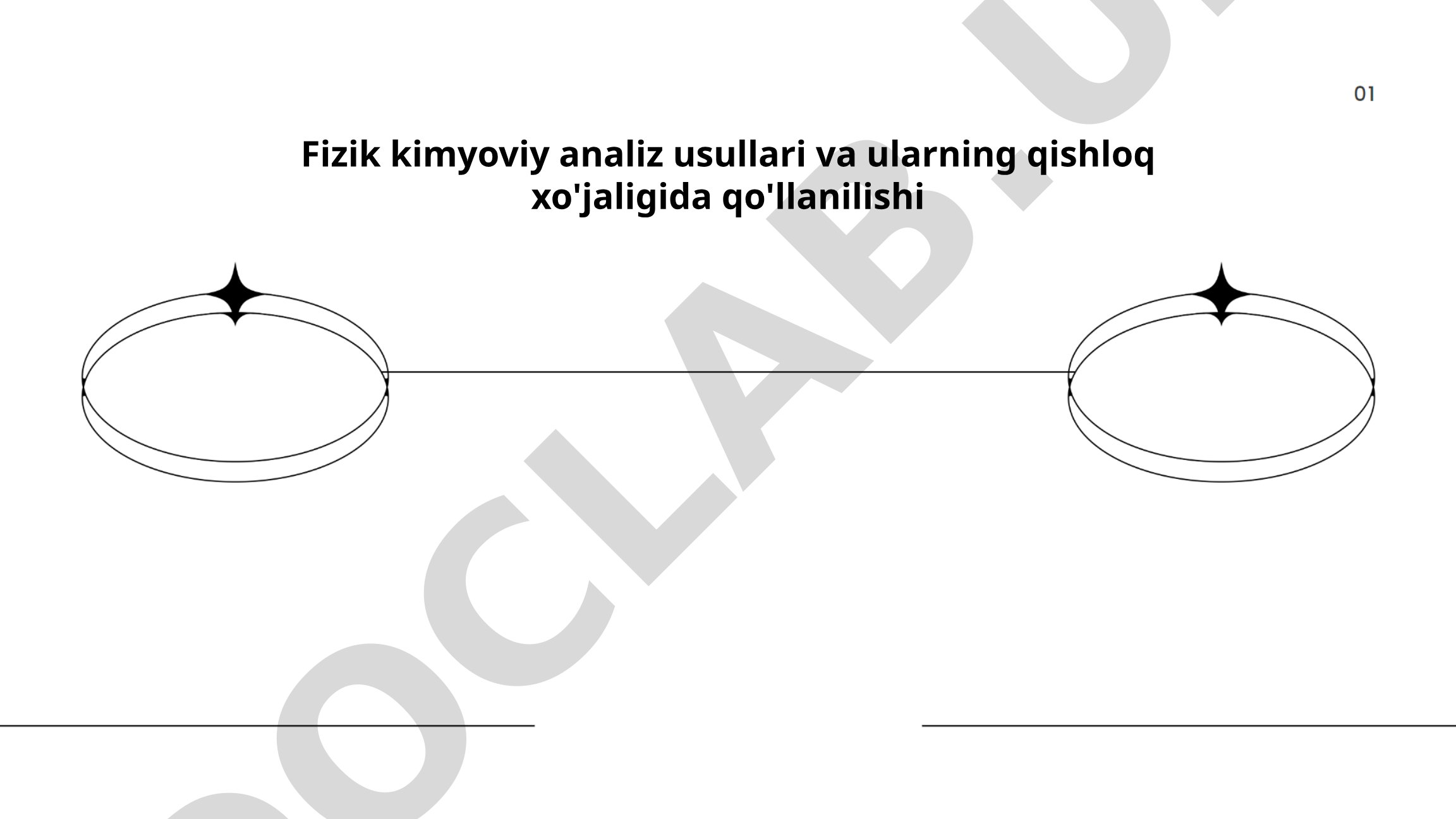 Fizik kimyoviy analiz usullari va ularning qishloq xo'jaligida qo'llanilishi