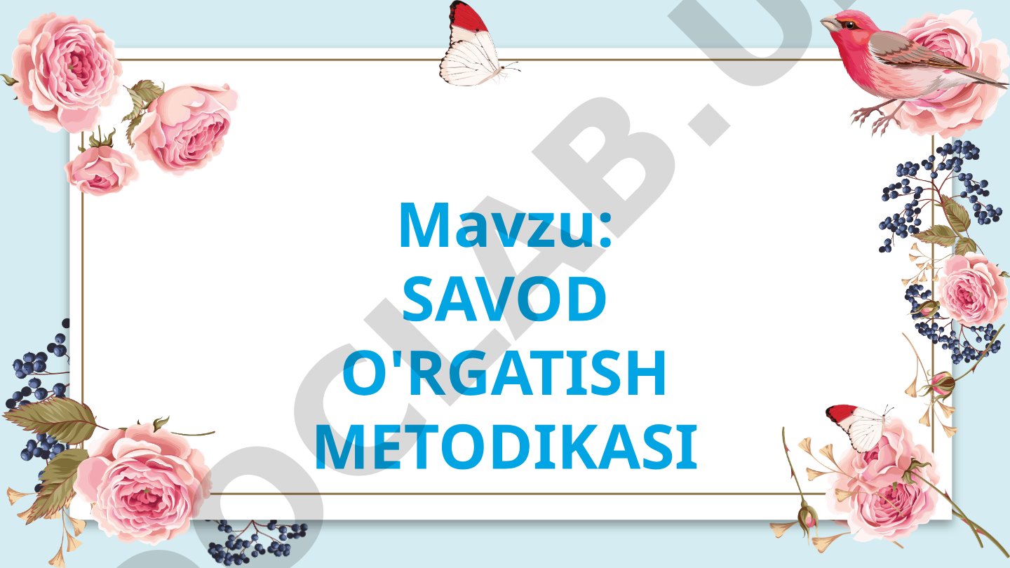 O'qish va yozishga o'rgatish metodikasi, tovush tuzilishi, analiz-sintez metodi haqida
