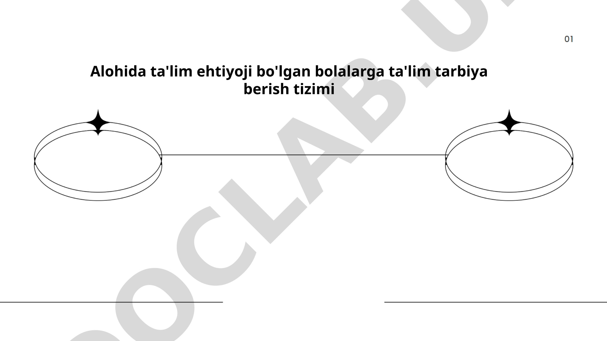 Alohida ta'lim ehtiyoji bo'lgan bolalarga ta'lim tarbiya berish tizimi