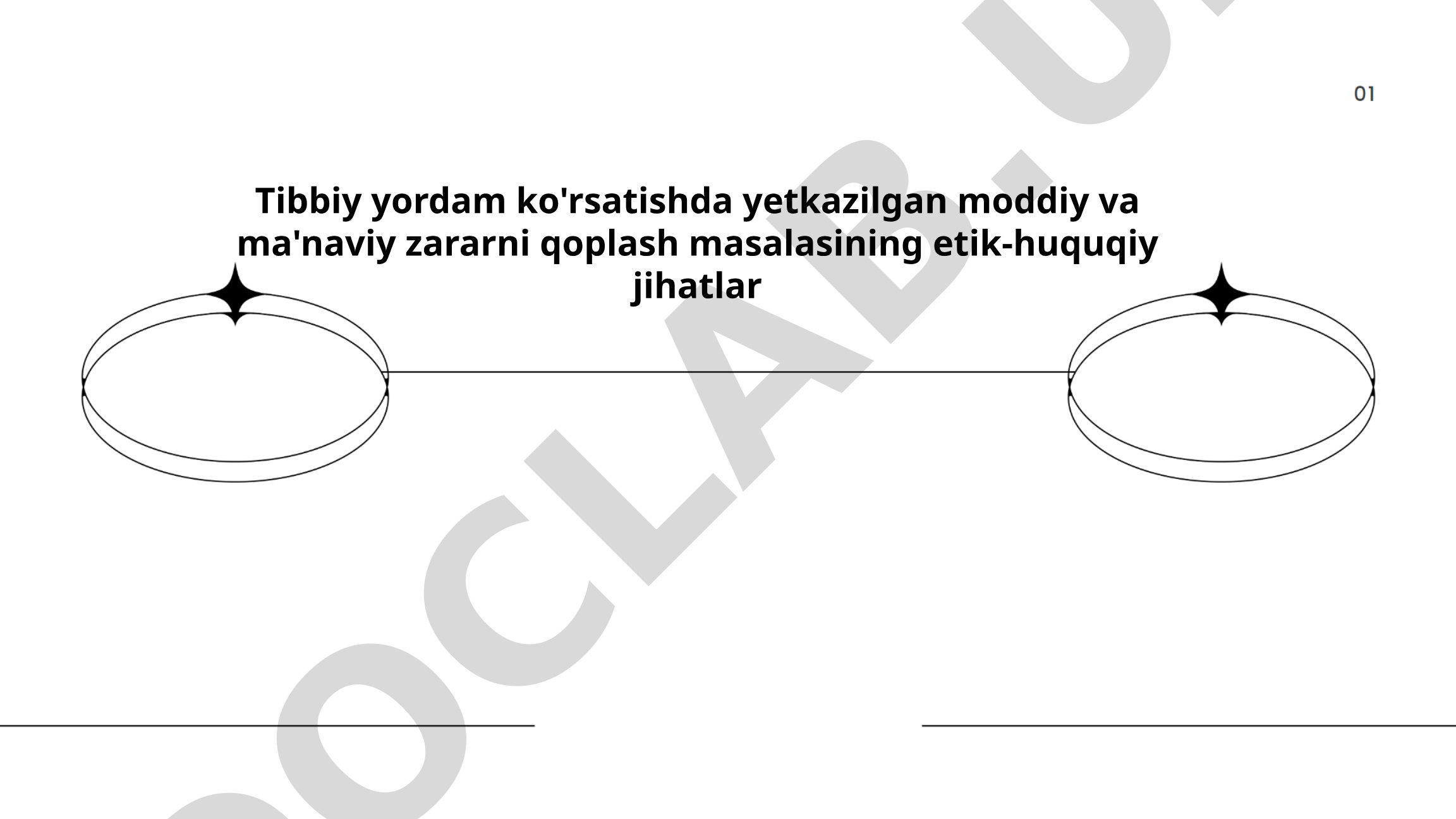 Tibbiy yordam ko'rsatishda yetkazilgan moddiy va ma'naviy zararni qoplash masalasining etik-huquqiy jihatlari