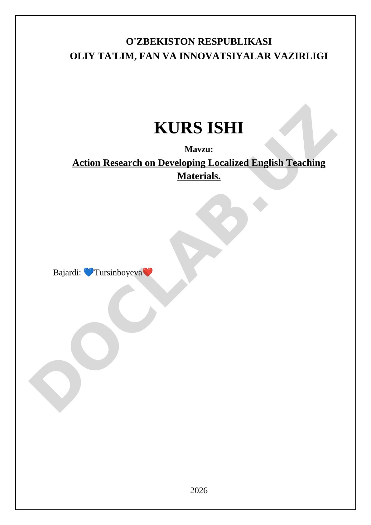 Action Research on Developing Localized English Teaching Materials