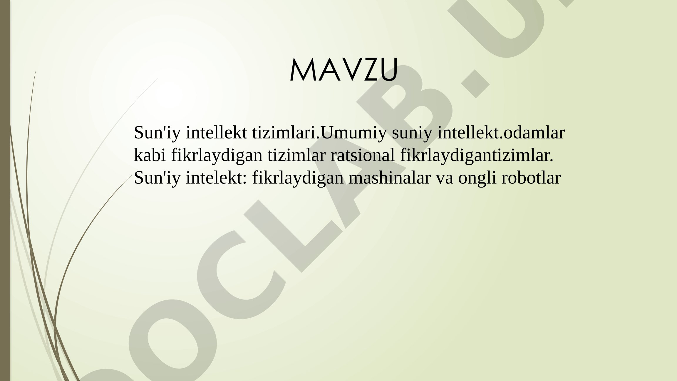 Sun'iy intellekt tizimlari