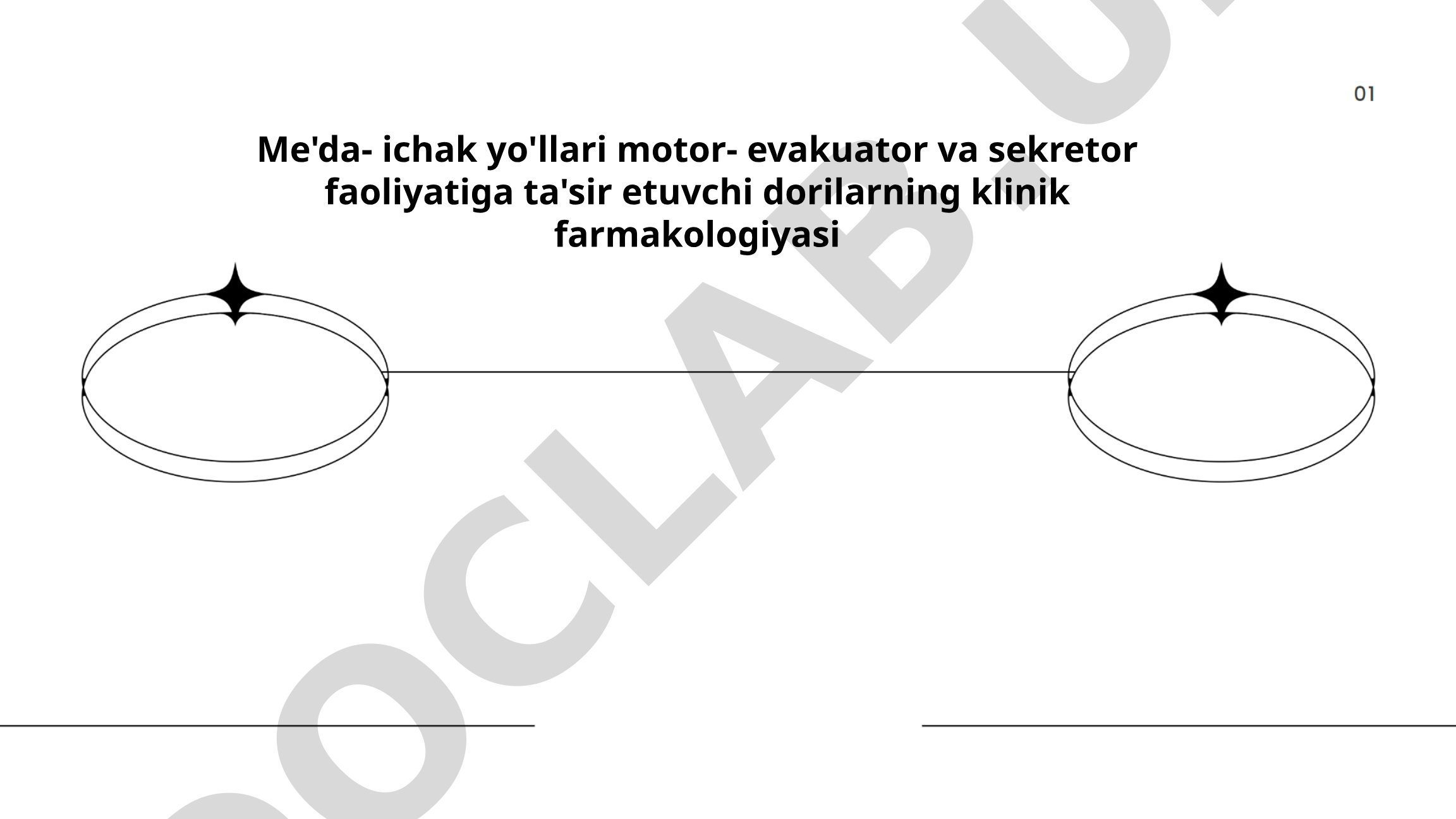 Me'da-ichak yo'llari motor-evakuator va sekretor faoliyatiga ta'sir etuvchi dorilarning klinik farmakologiyasi
