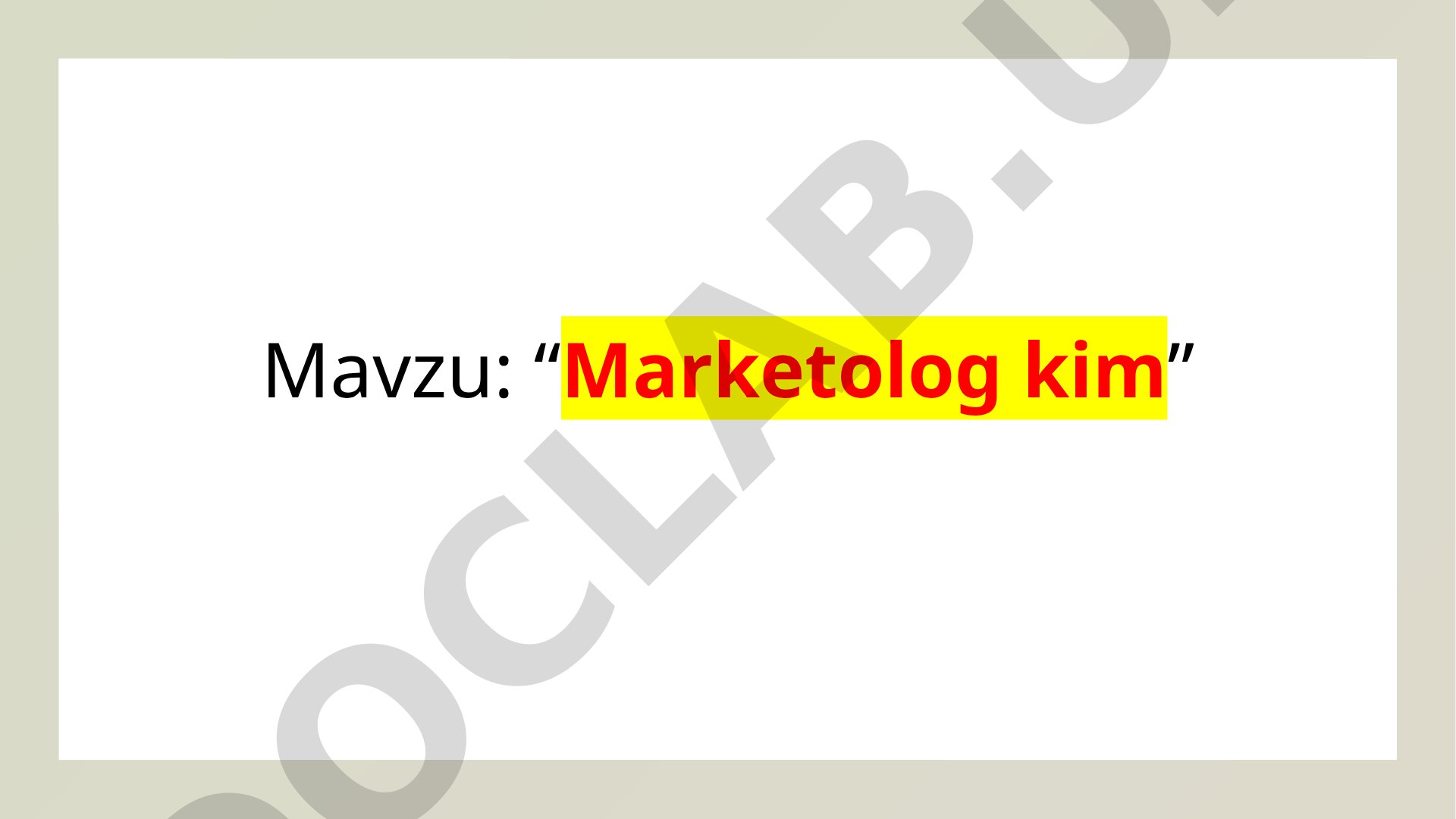 Marketing mutaxassisi vazifalari, raqamli va an'anaviy strategiyalar, O'zbekiston bozori