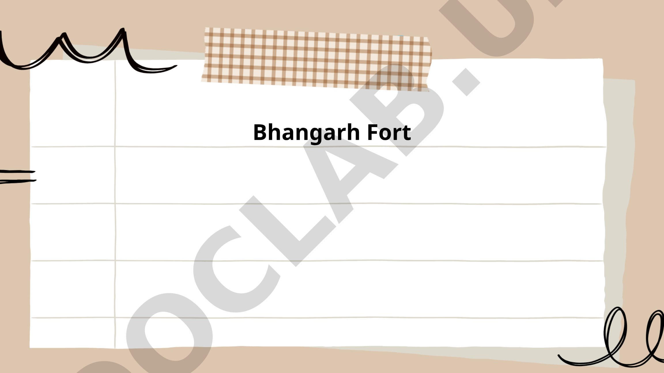 Bhangarh Fort: History, Legends, and Architecture