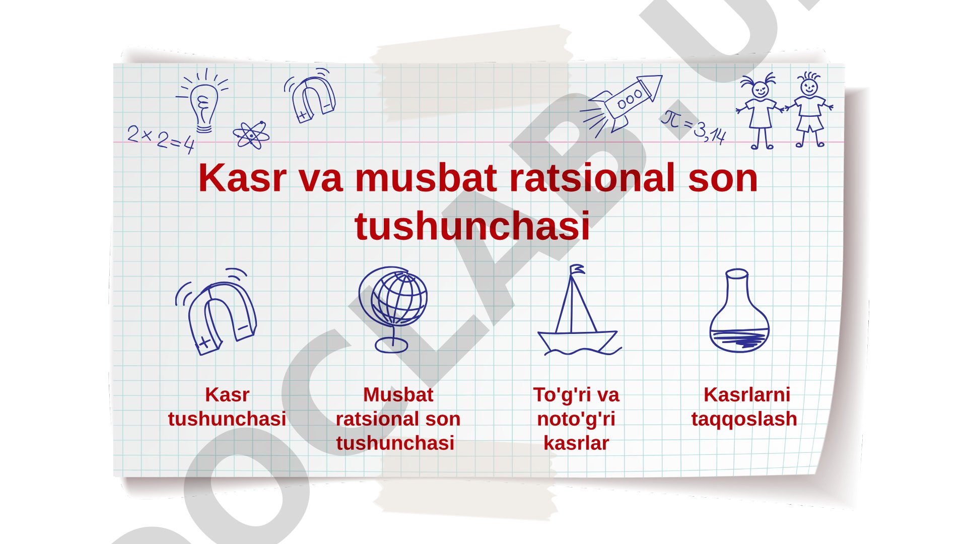 Kasr va musbat ratsional son tushunchasi