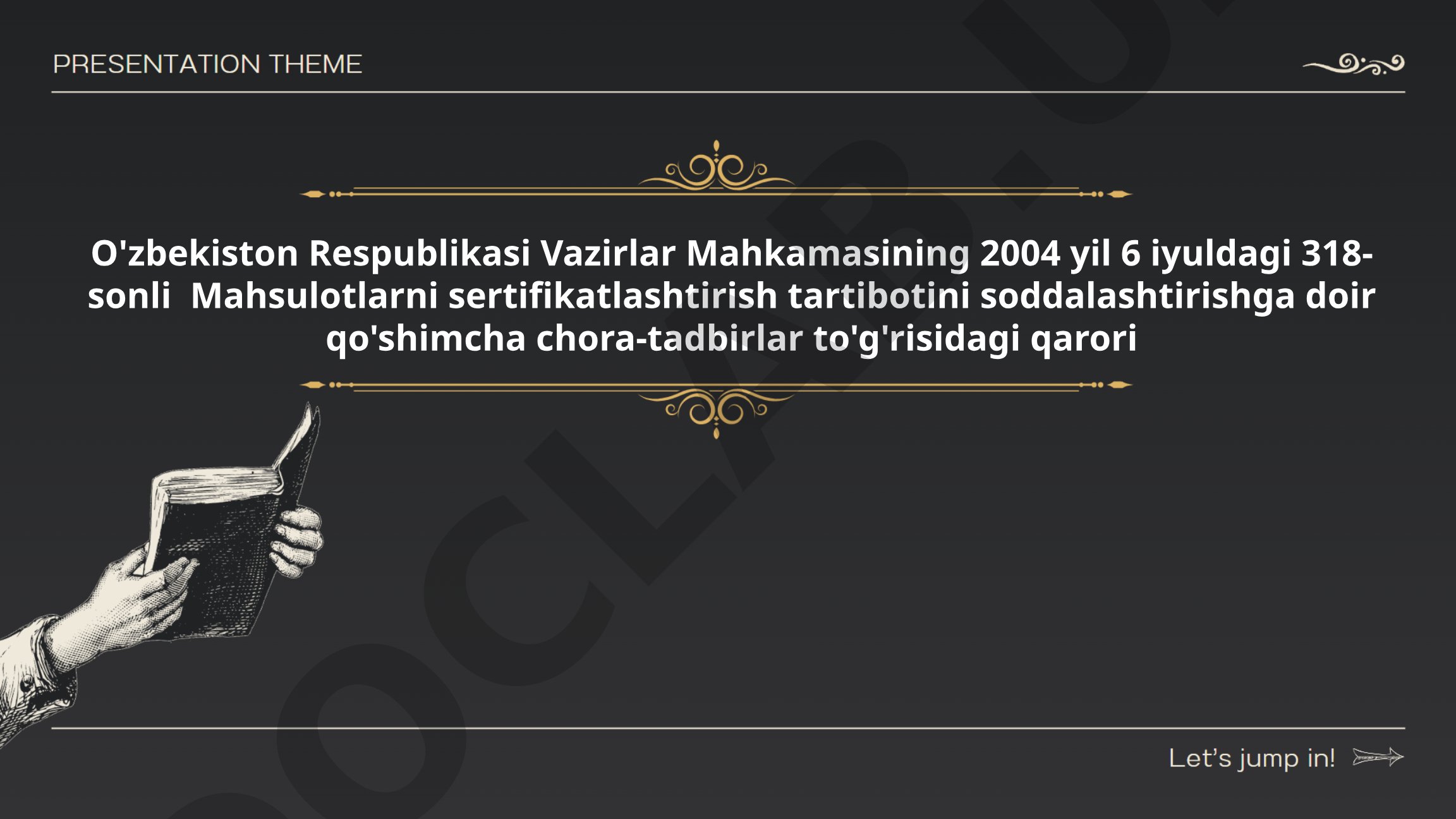 Mahsulotlarni sertifikatlashtirish tartibotini soddalashtirishga doir qo'shimcha chora-tadbirlar to'g'risida