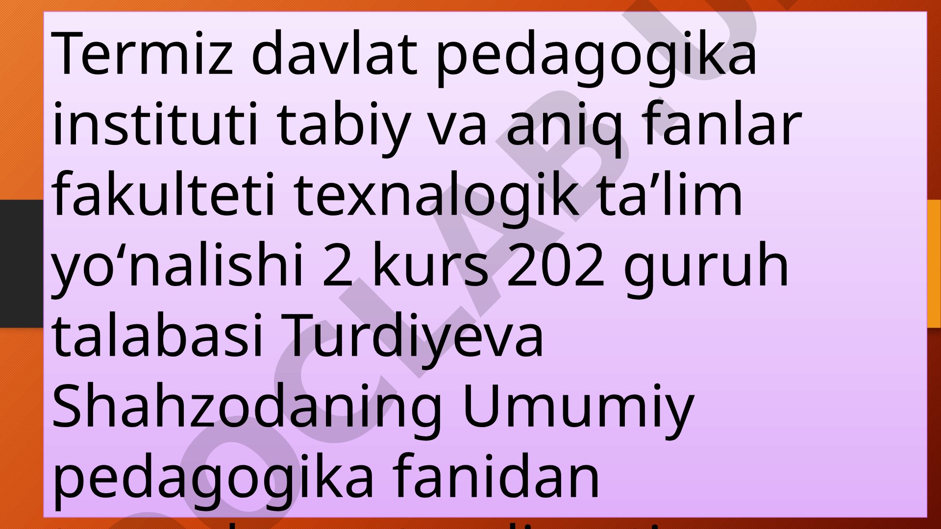 Ta'lim mazmuni