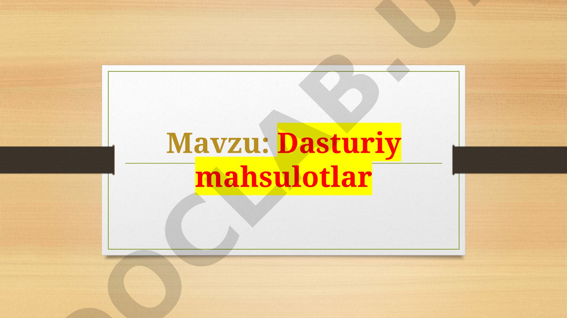 Dasturiy mahsulotlar tasnifi va dasturiy ta'minot yaratish bosqichlari haqida taqdimot