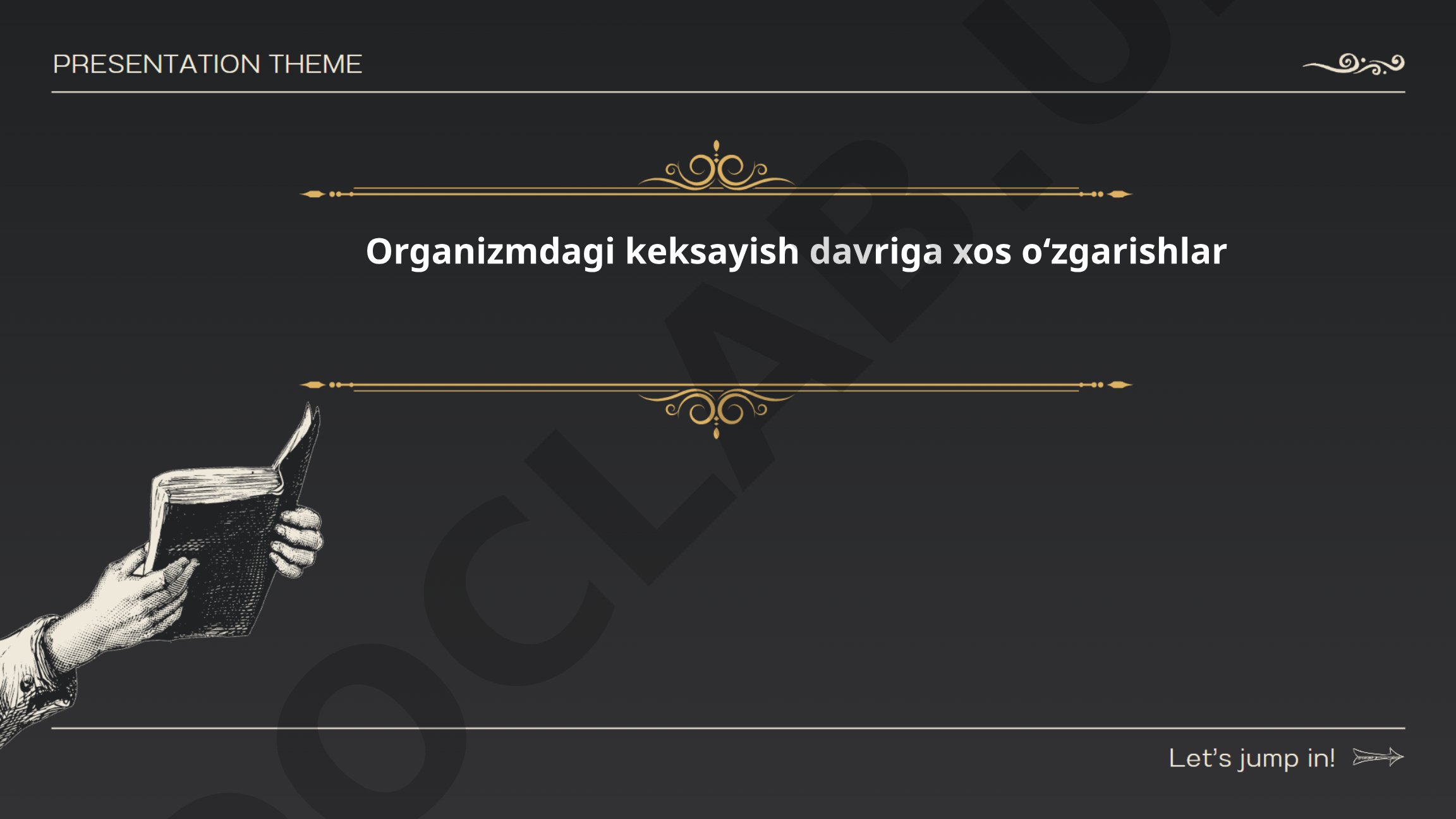 Organizmdagi keksayish davriga xos oʻzgarishlar