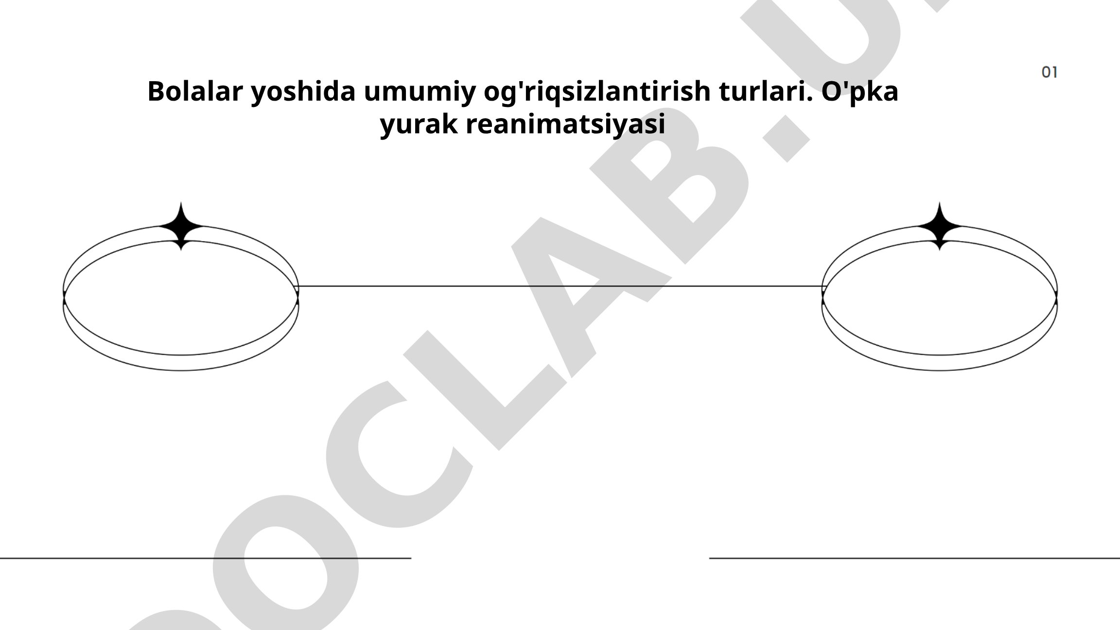 Bolalar yoshida umumiy og'riqsizlantirish turlari. O'pka yurak reanimatsiyasi