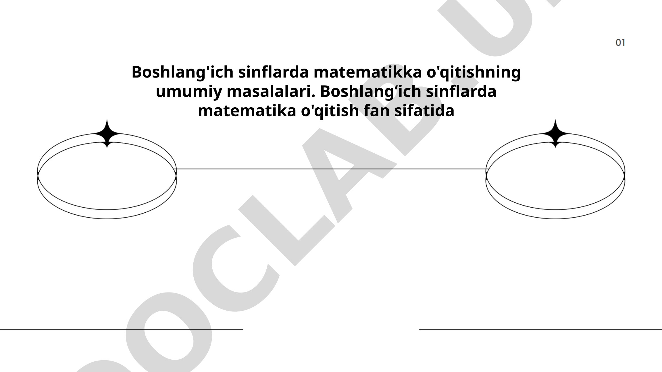 Boshlang'ich sinflarda matematika o'qitishning umumiy masalalari