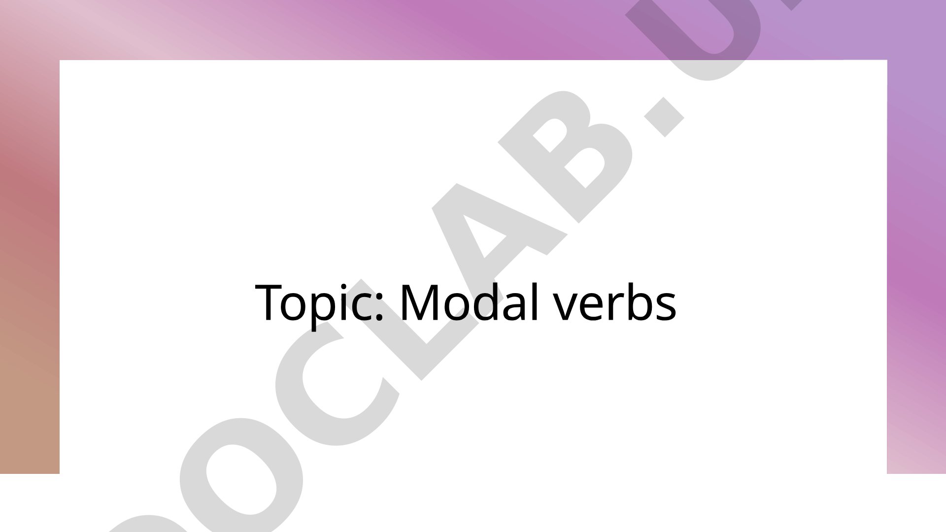 Overview of modal verbs, their functions, and usage in Uzbek linguistics