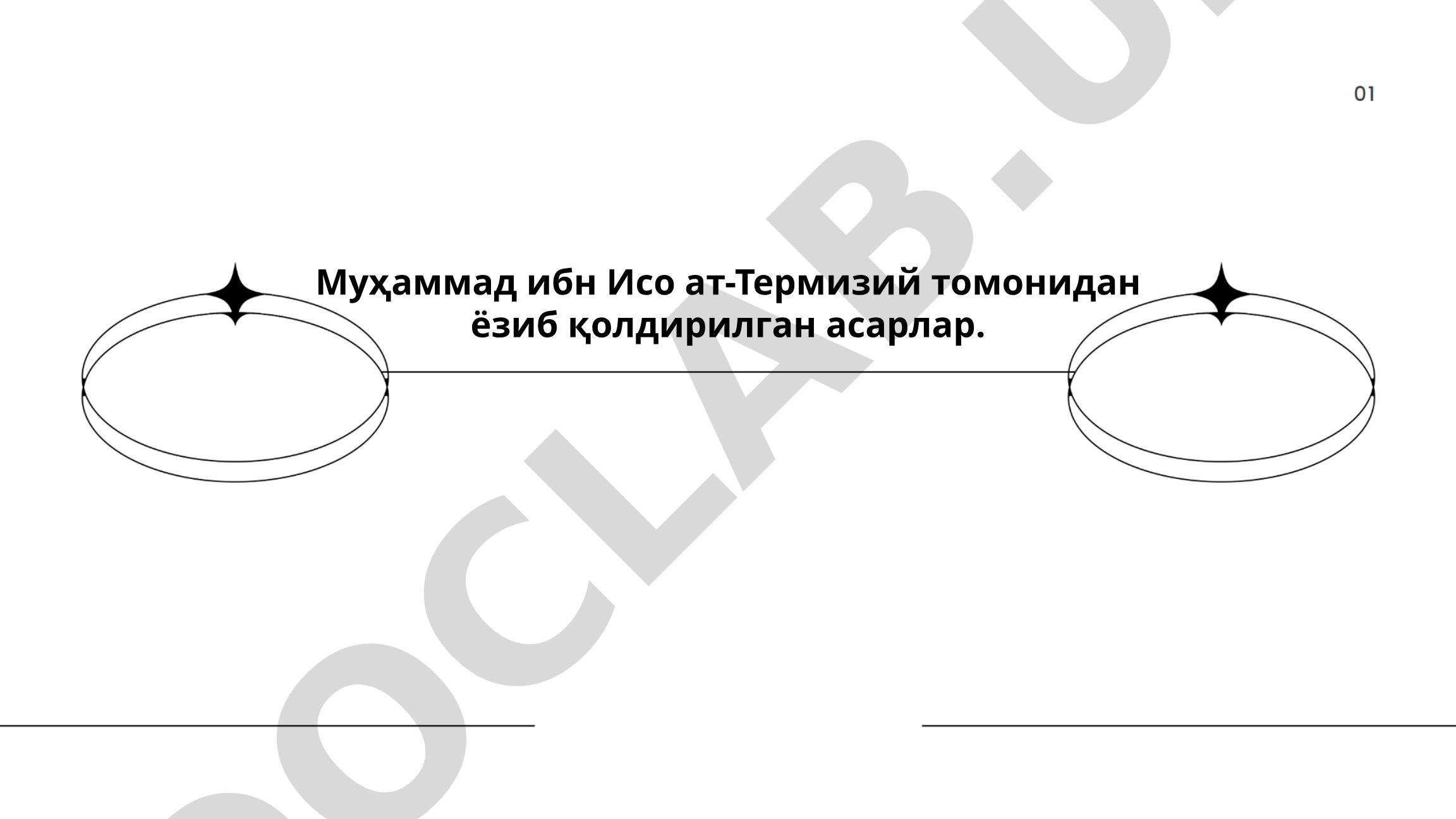 Муҳаммад ибн Исо ат-Термизий томонидан ёзиб қолдирилган асарлар