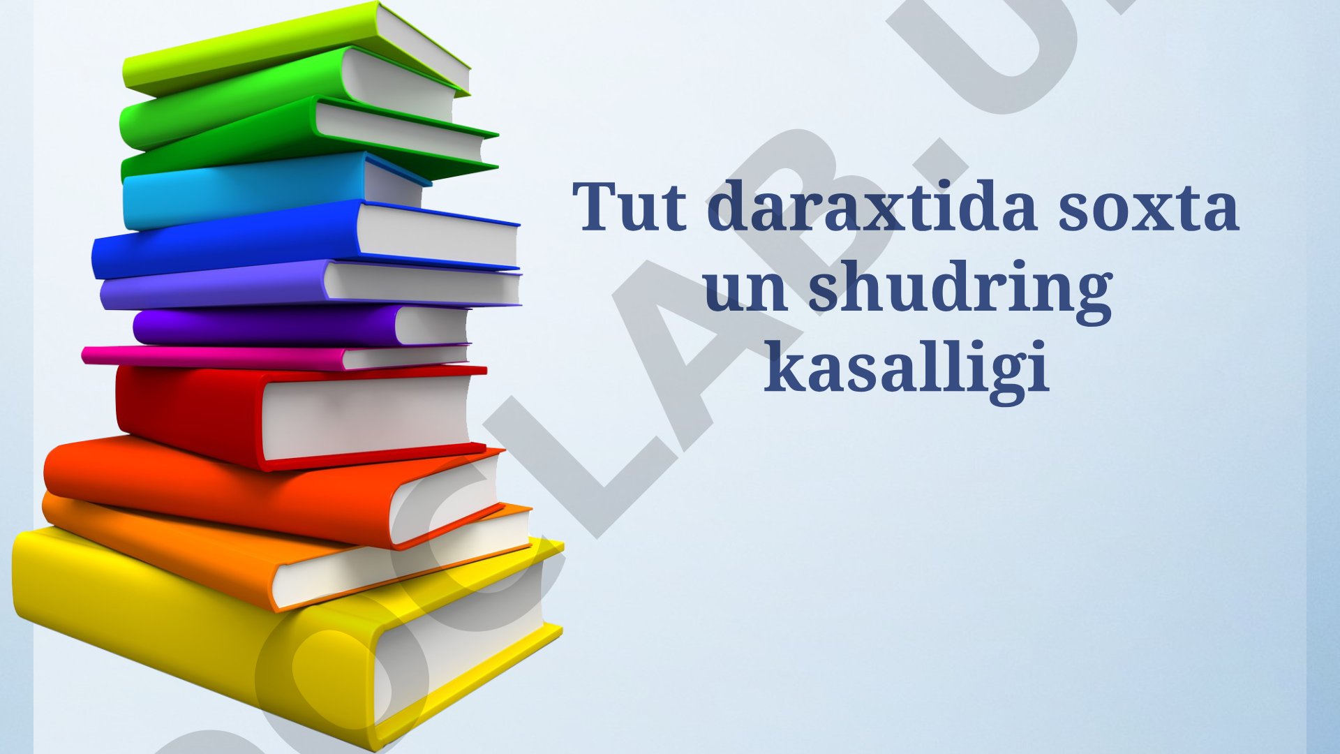 Tut daraxtida soxta un shudring kasalligi
