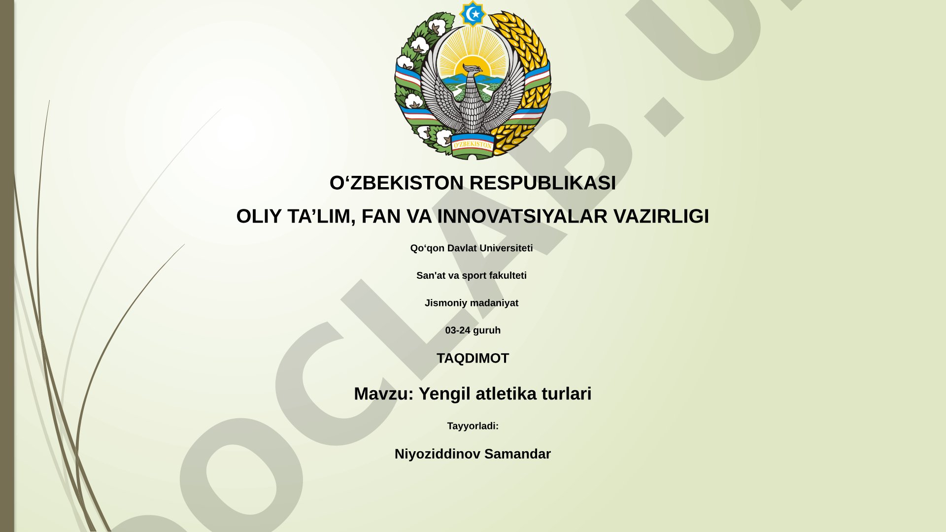 Yengil atletika turlari