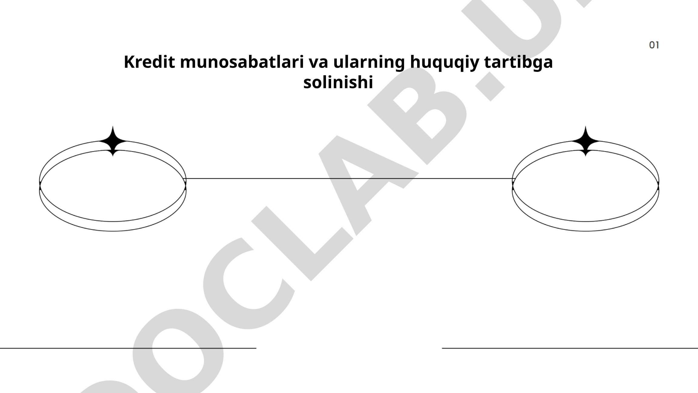 Kredit munosabatlari va ularning huquqiy tartibga solinishi