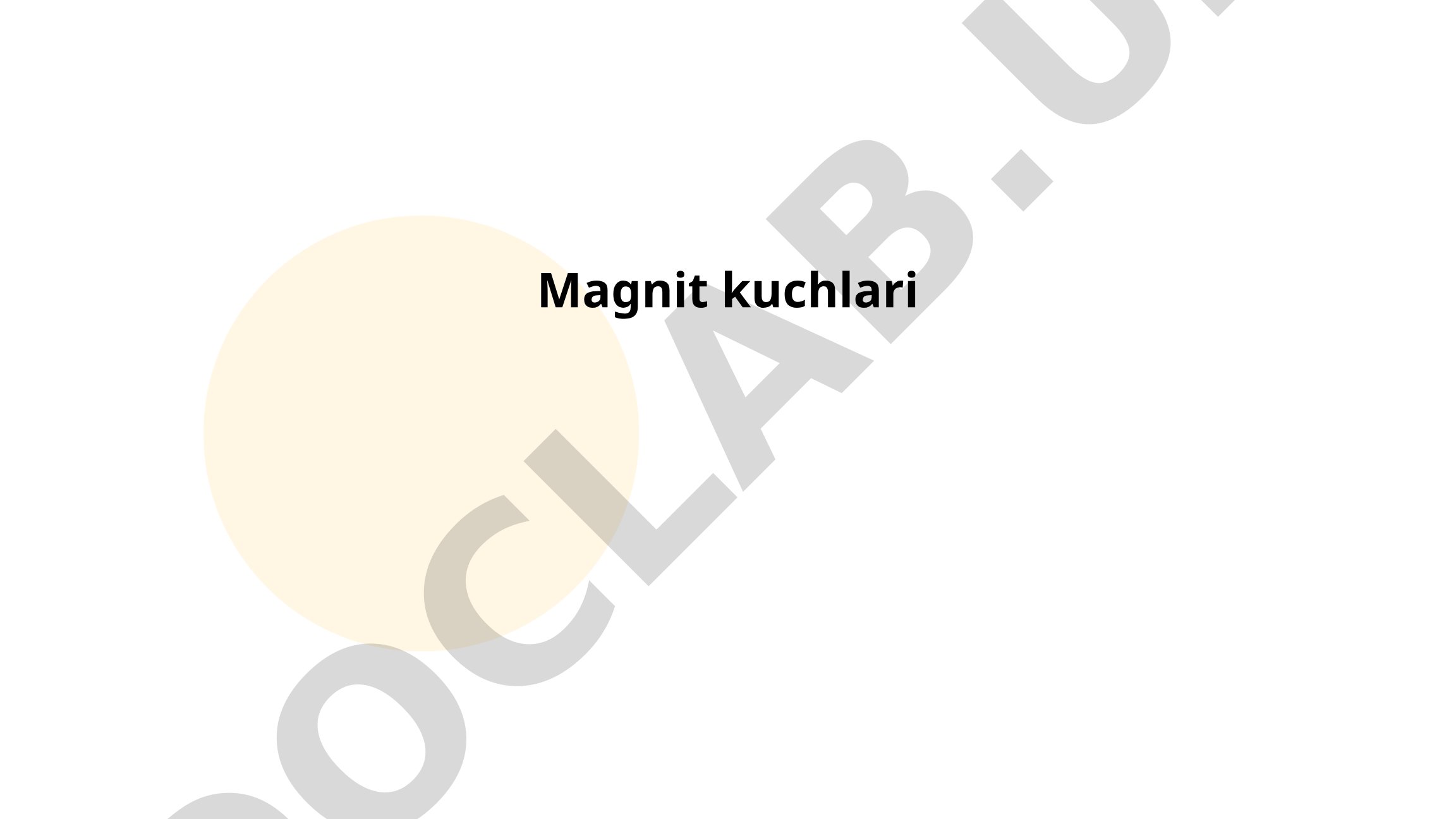 Magnit kuchlari
