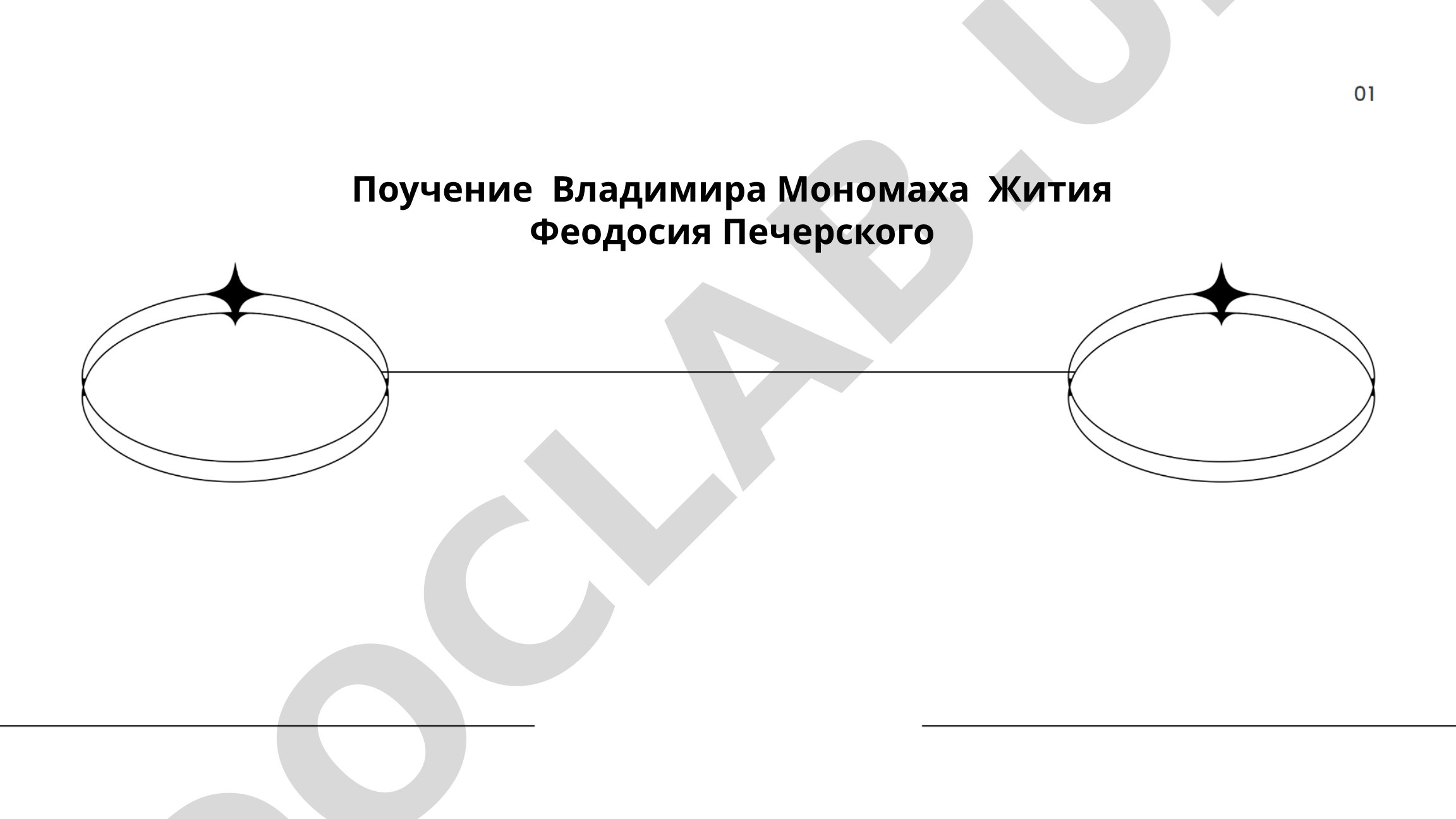 Поучение Владимира Мономаха и Житие Феодосия Печерского