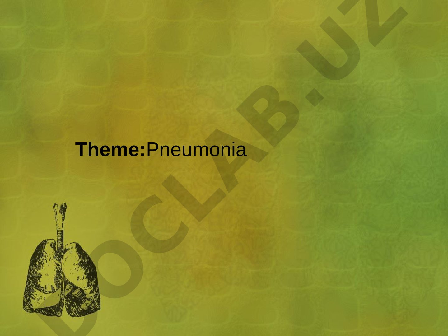 Overview of pneumonia including epidemiology, diagnosis, treatment, and prevention, with