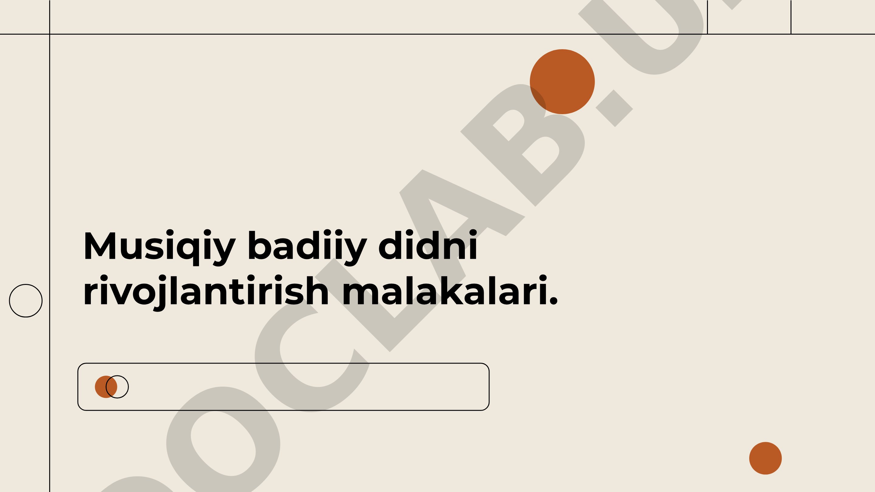 Musiqiy badiiy didni rivojlantirish malakalari