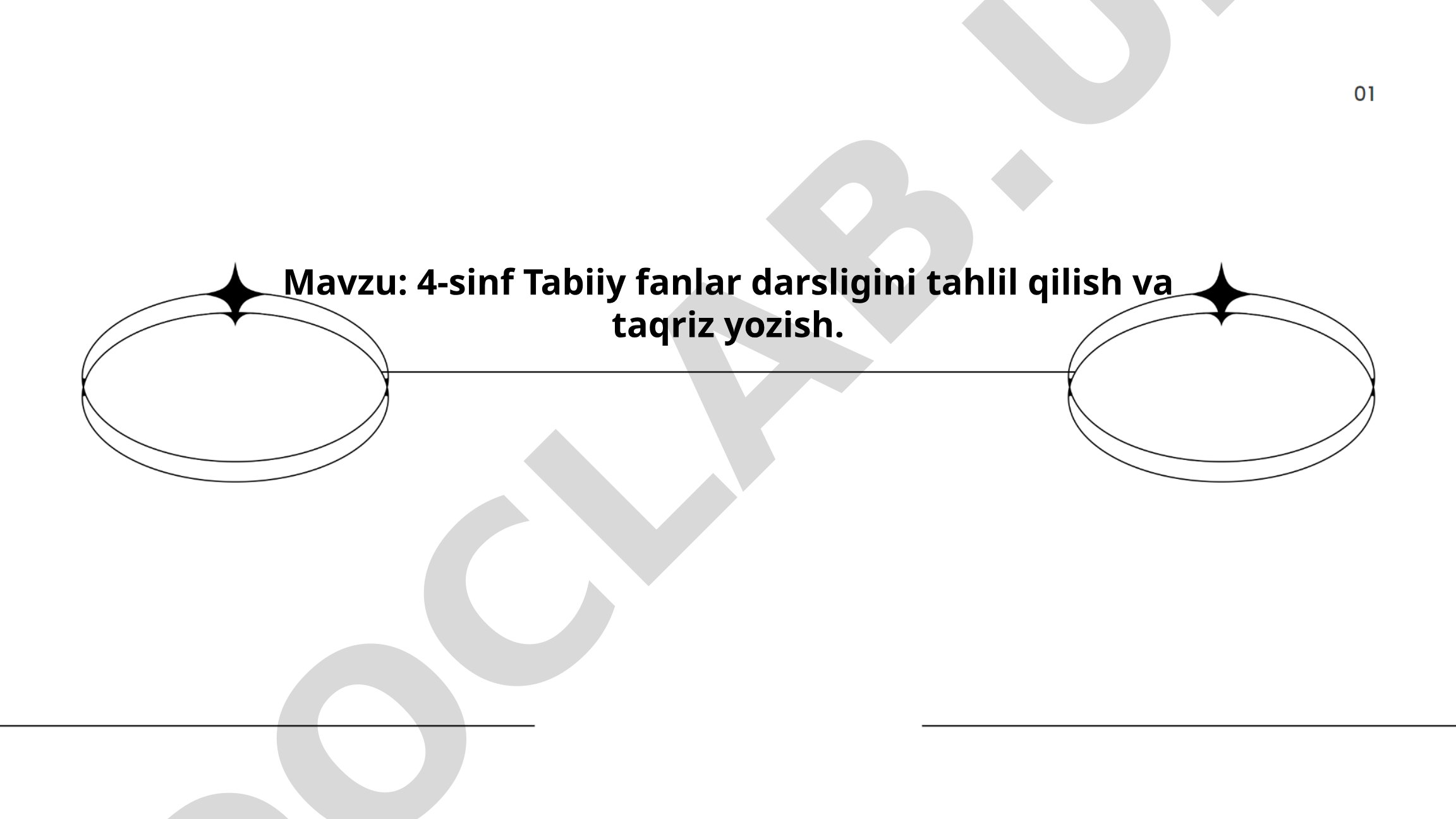 4-sinf Tabiiy fanlar darsligini tahlil qilish va taqriz yozish