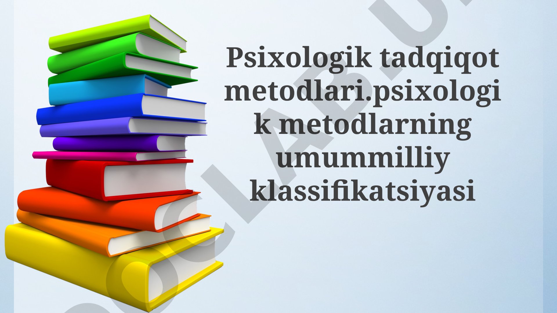 Psixologik tadqiqot metodlari