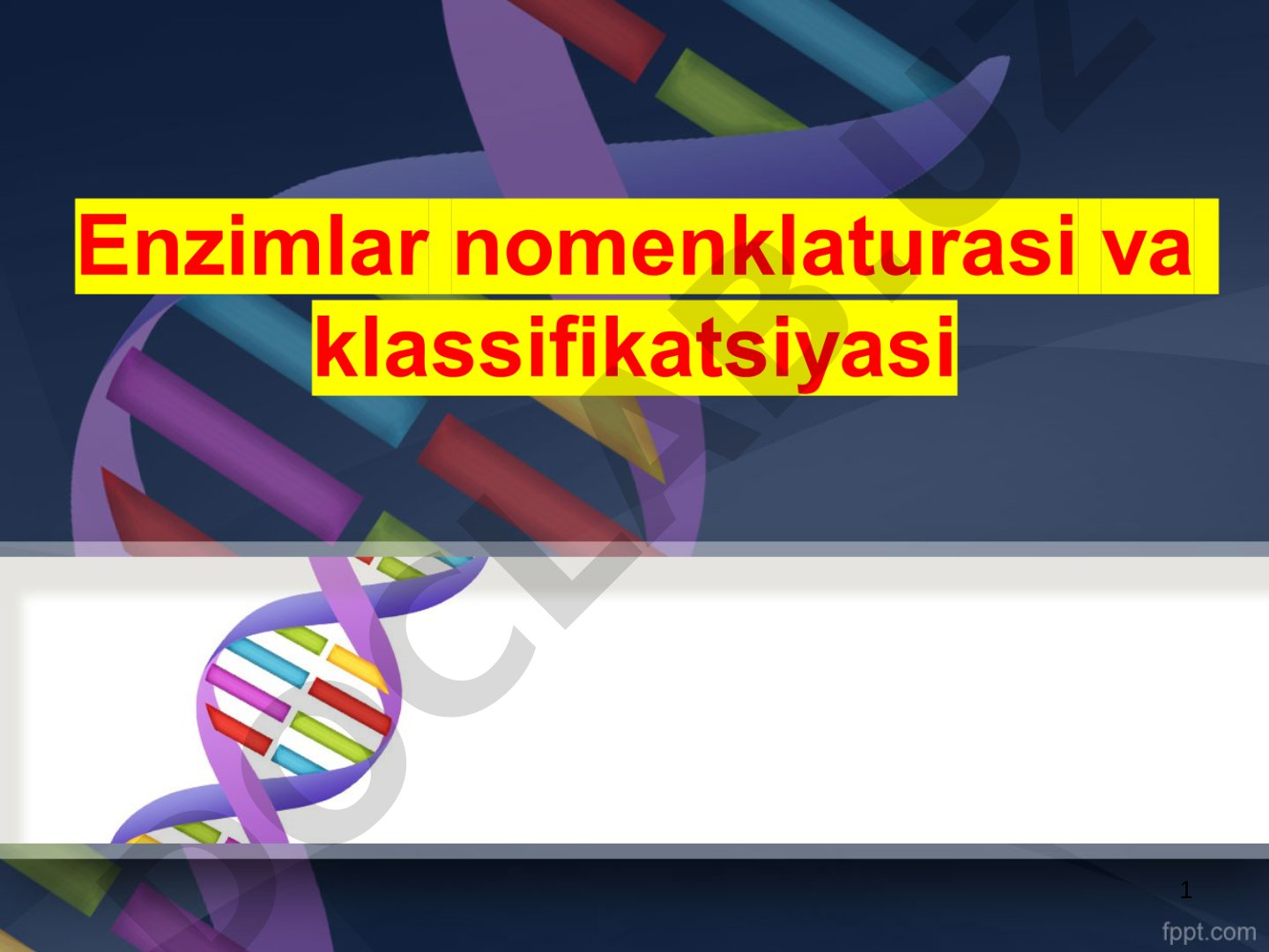 Fermentlarning olti sinfi, shu jumladan oksidoreduktaza va transferaza turlari
