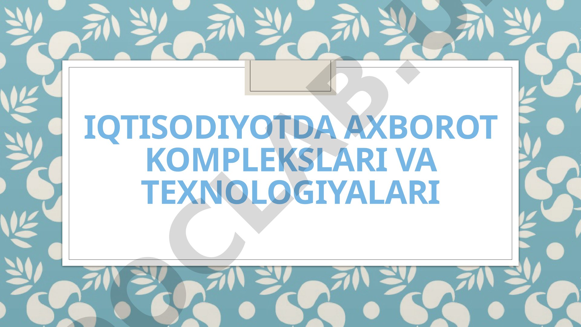 Elektron hukumatning elementlari va amaldagi loyihalari
