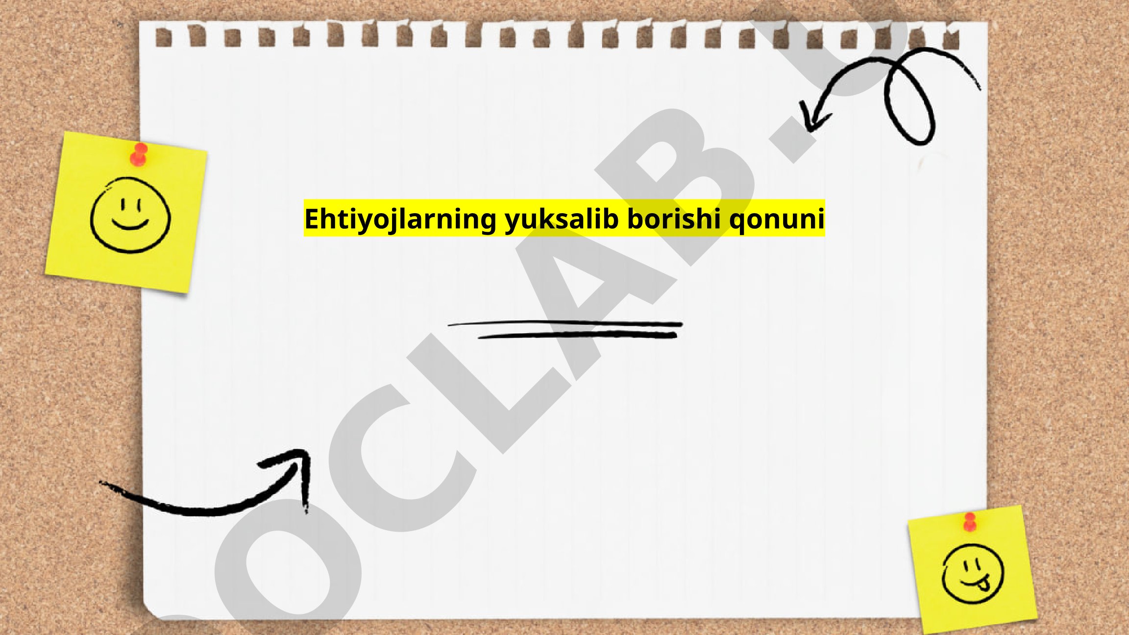 Ehtiyojlarning yuksalib borishi qonuni