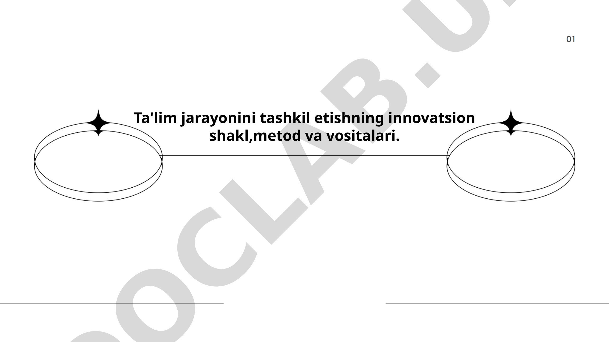 Ta'lim jarayonini tashkil etishning innovatsion shakl, metod va vositalari