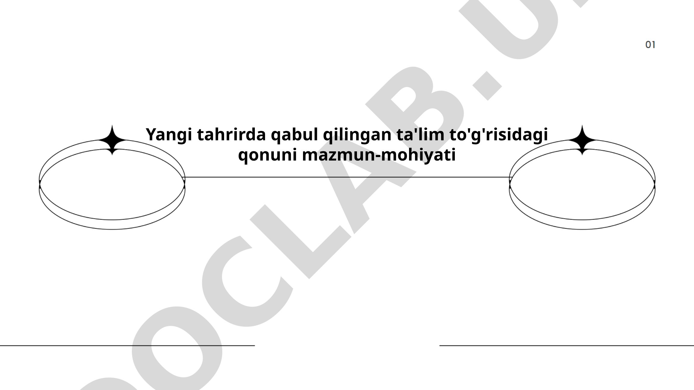 Yangi tahrirda qabul qilingan ta'lim to'g'risidagi qonuni mazmun-mohiyati