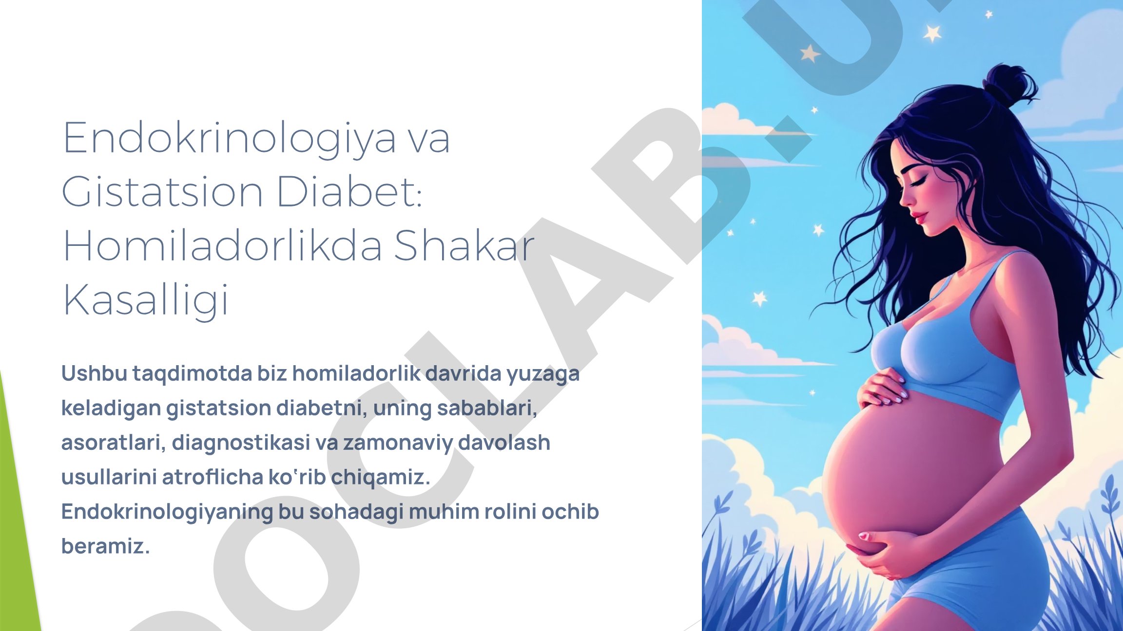 Gistatsion diabet: homiladorlikda shakar kasalligi