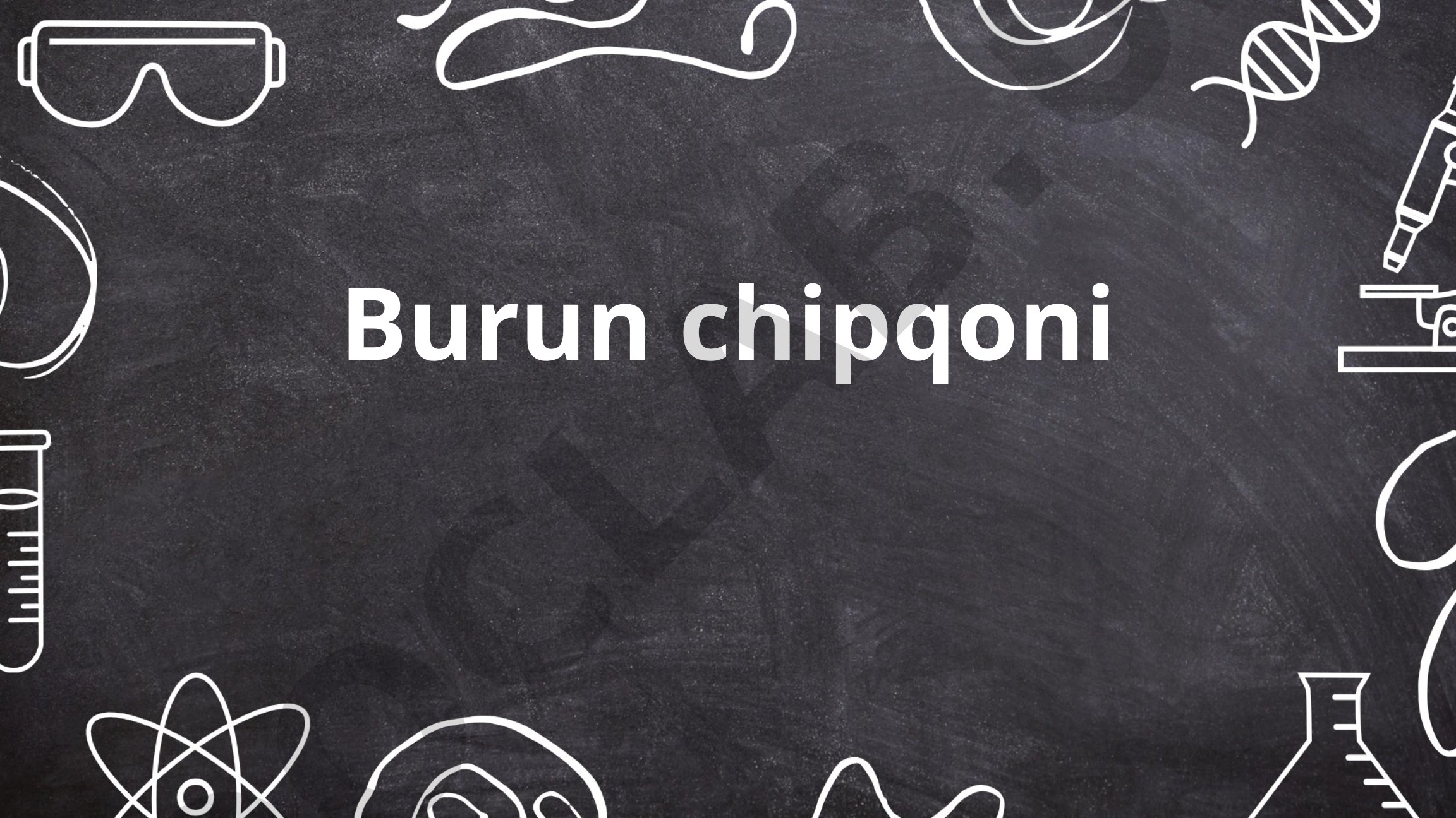 Burun chipqoni