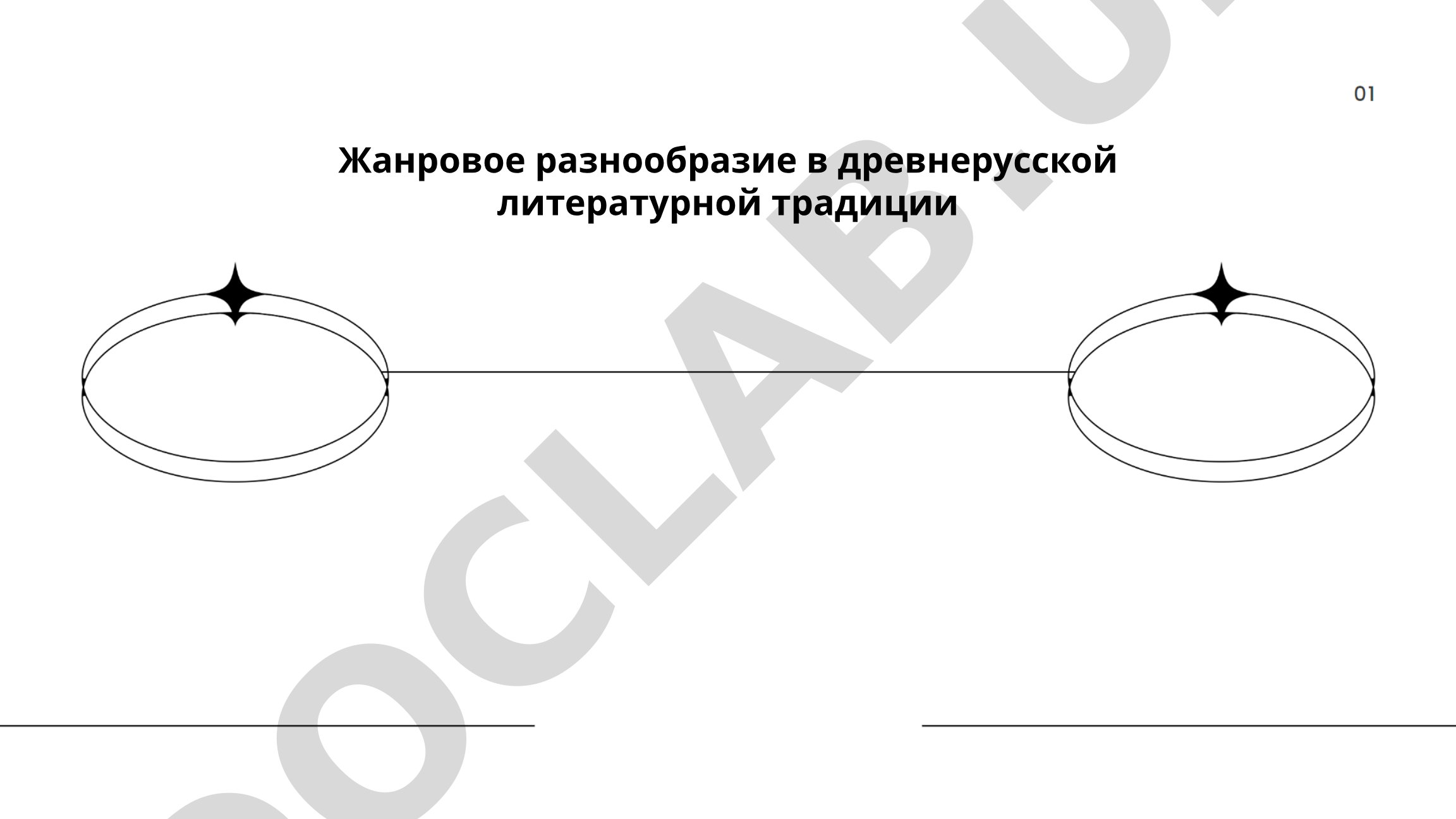 Жанровое разнообразие в древнерусской литературной традиции