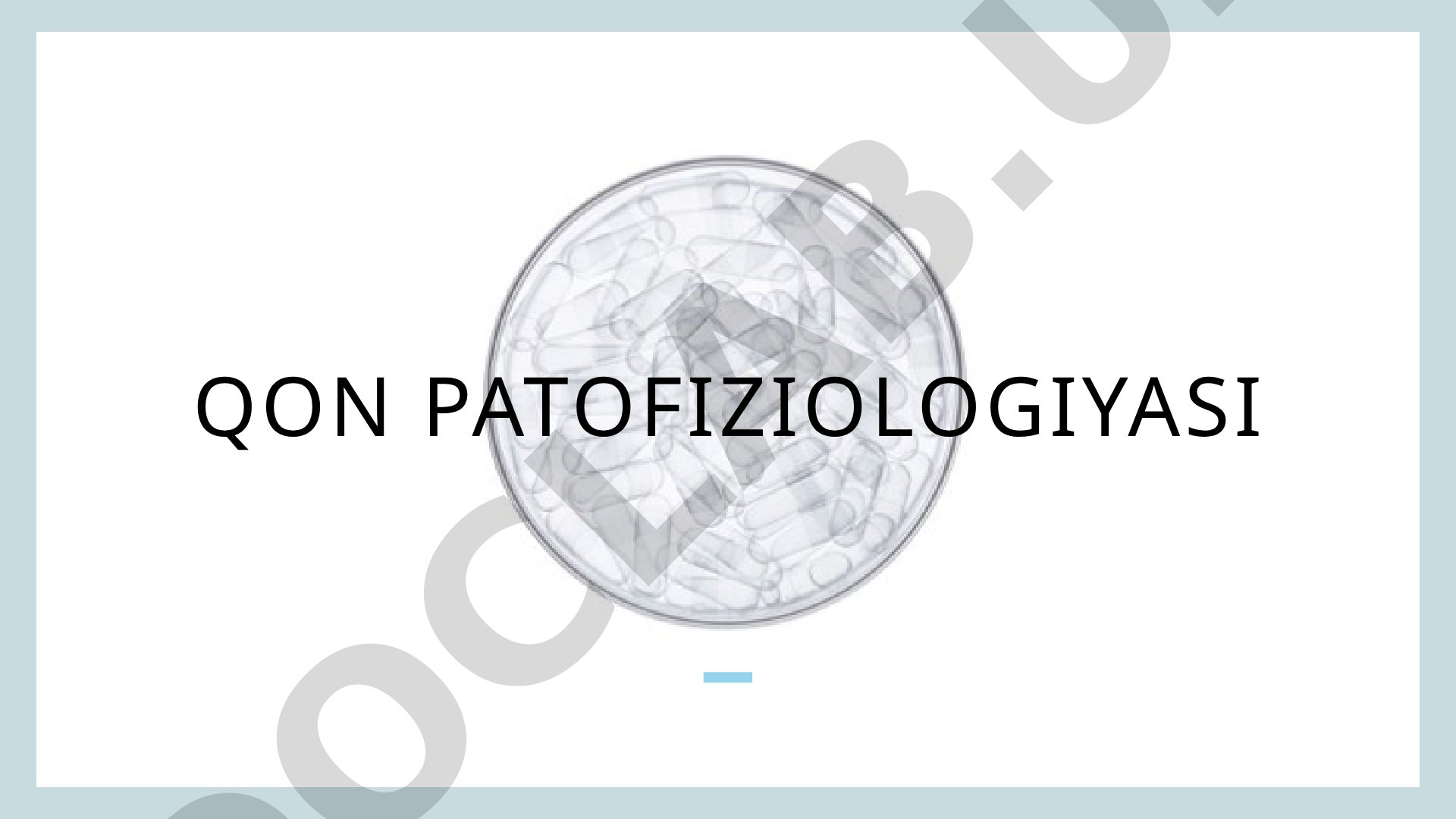 Qon patofiziologiyasi: Leykopoez