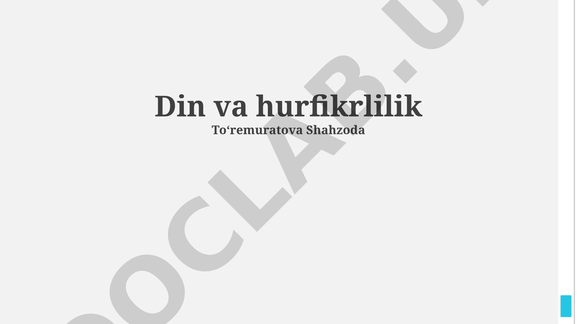 Din va hurfikrlilik