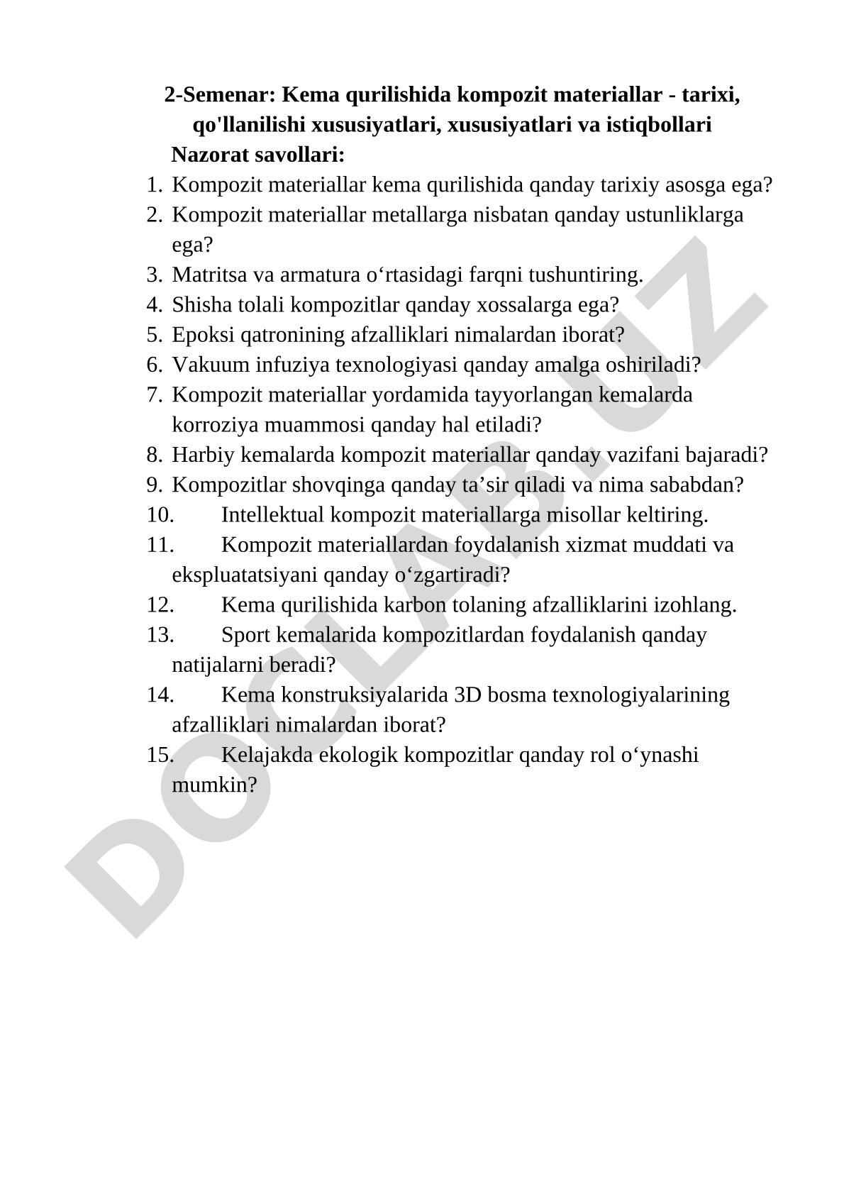 Kema qurilishida kompozit materiallar - tarixi, qo'llanilishi xususiyatlari, xususiyatlari va istiqbollari