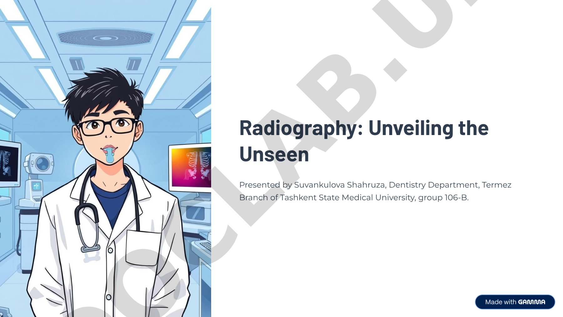 Radiography: Unveiling the Unseen
