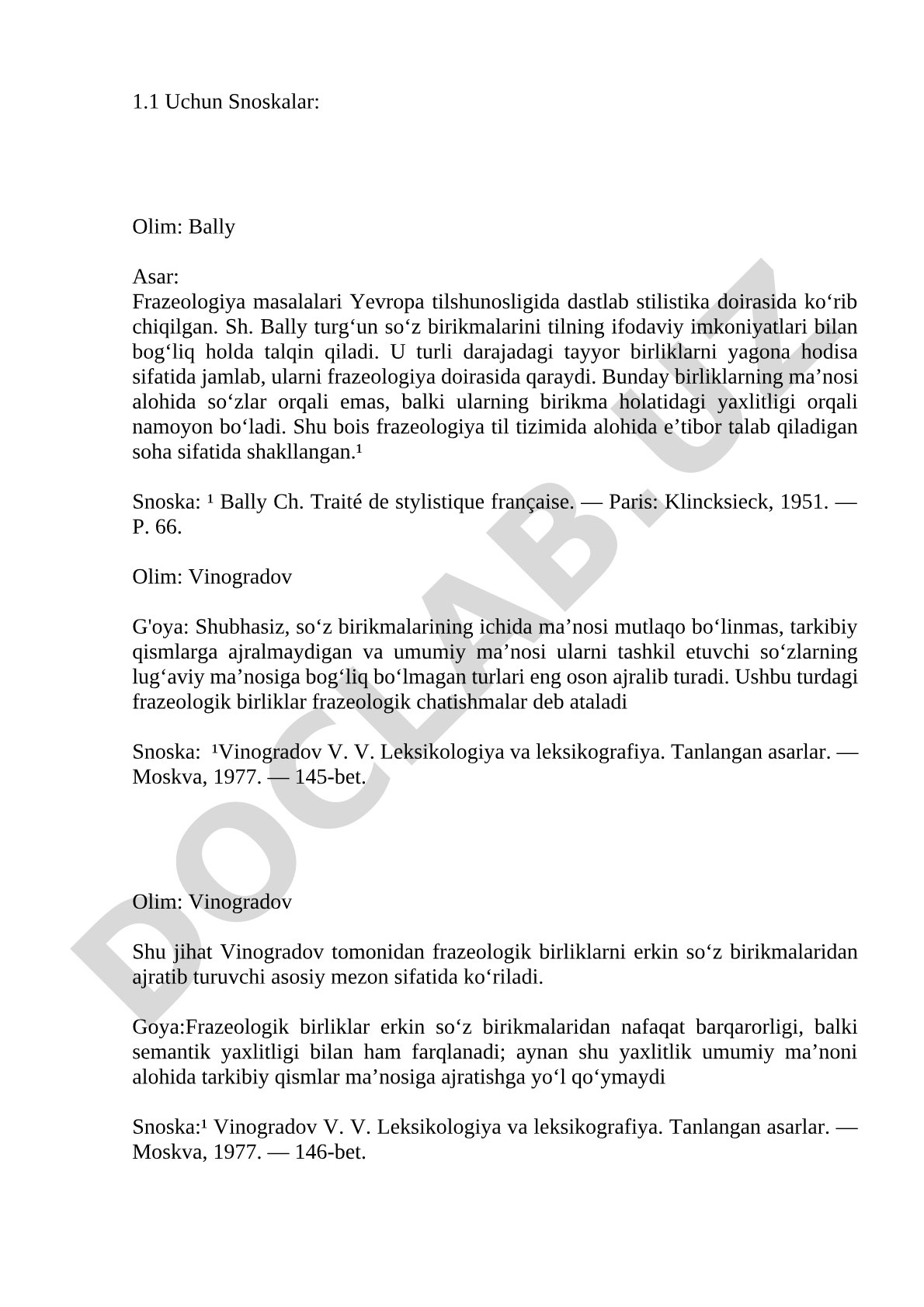 Frazeologiya masalalari Yevropa tilshunosligida