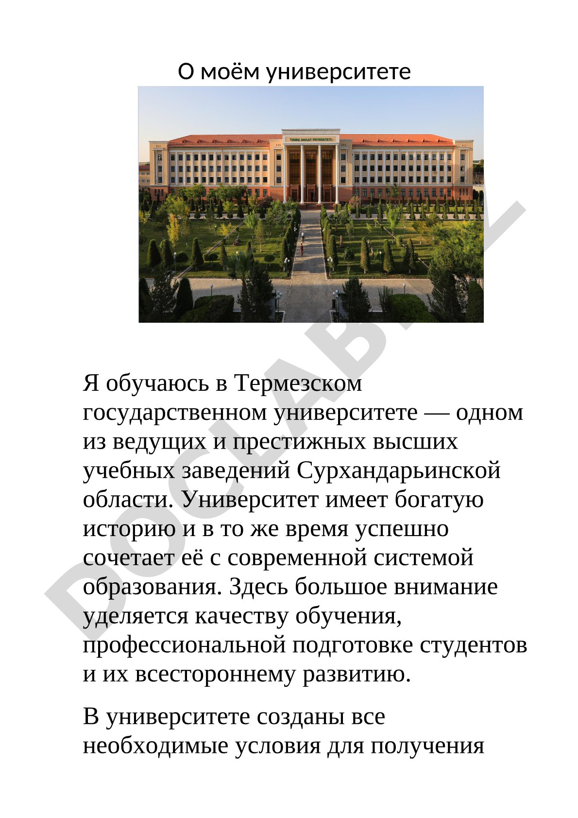 Термезский государственный университет
