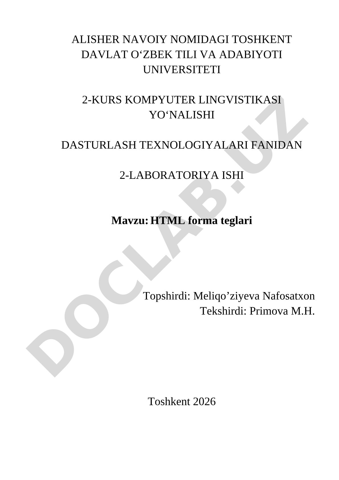 HTML forma teglari
