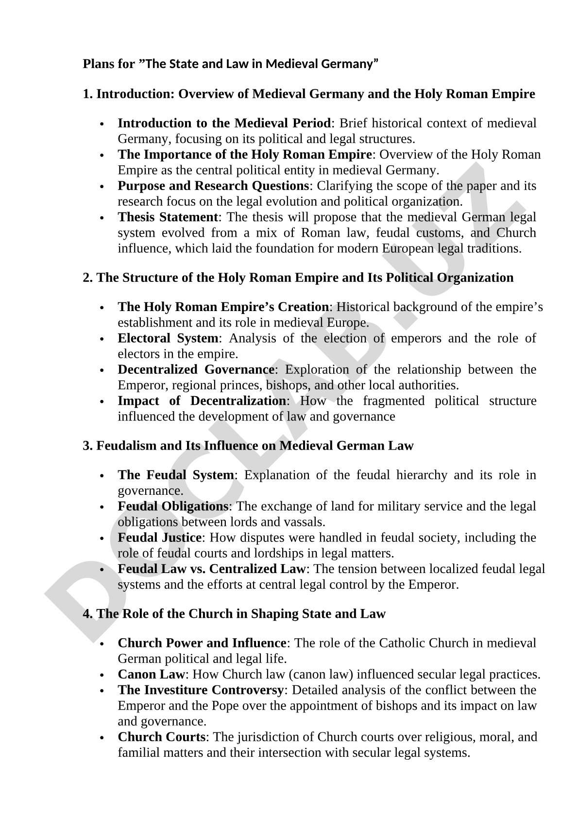 The State and Law in Medieval Germany