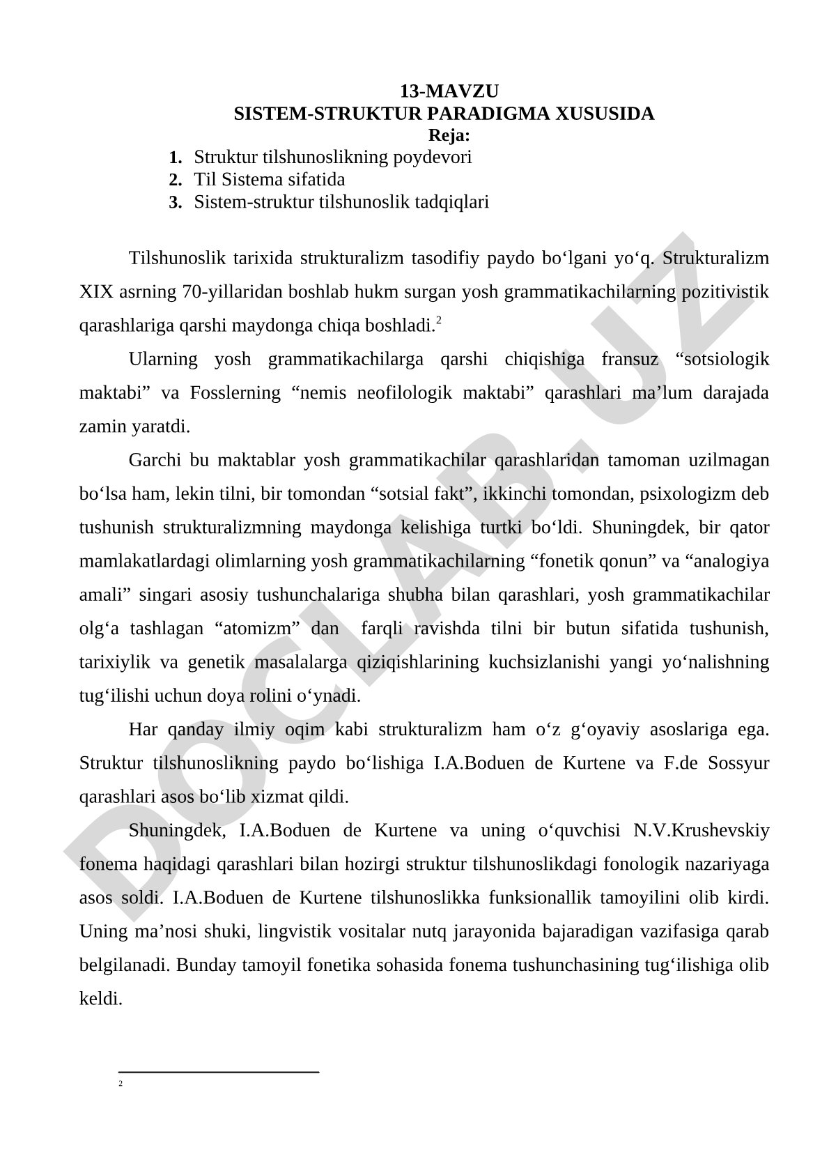 Sistem-struktur paradigma xususida