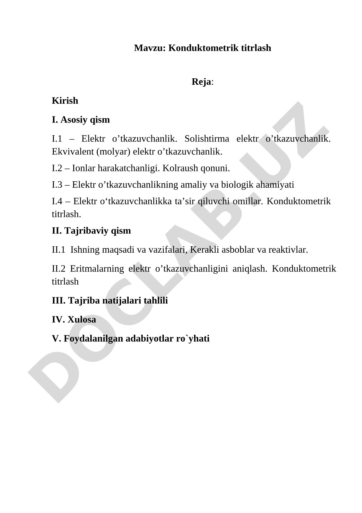Konduktometrik titrlash