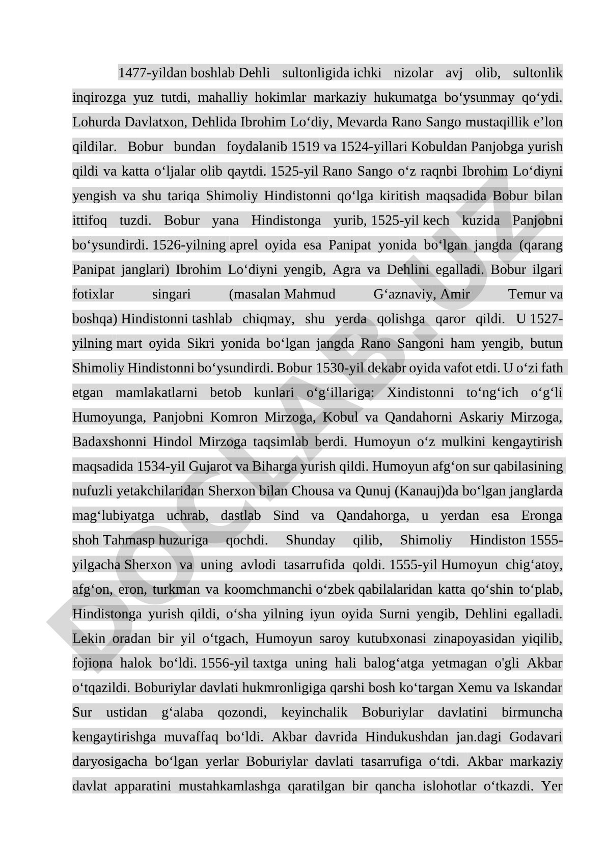 Dehli sultonligining inqirozi va Boburning Hindistonga yurishlari