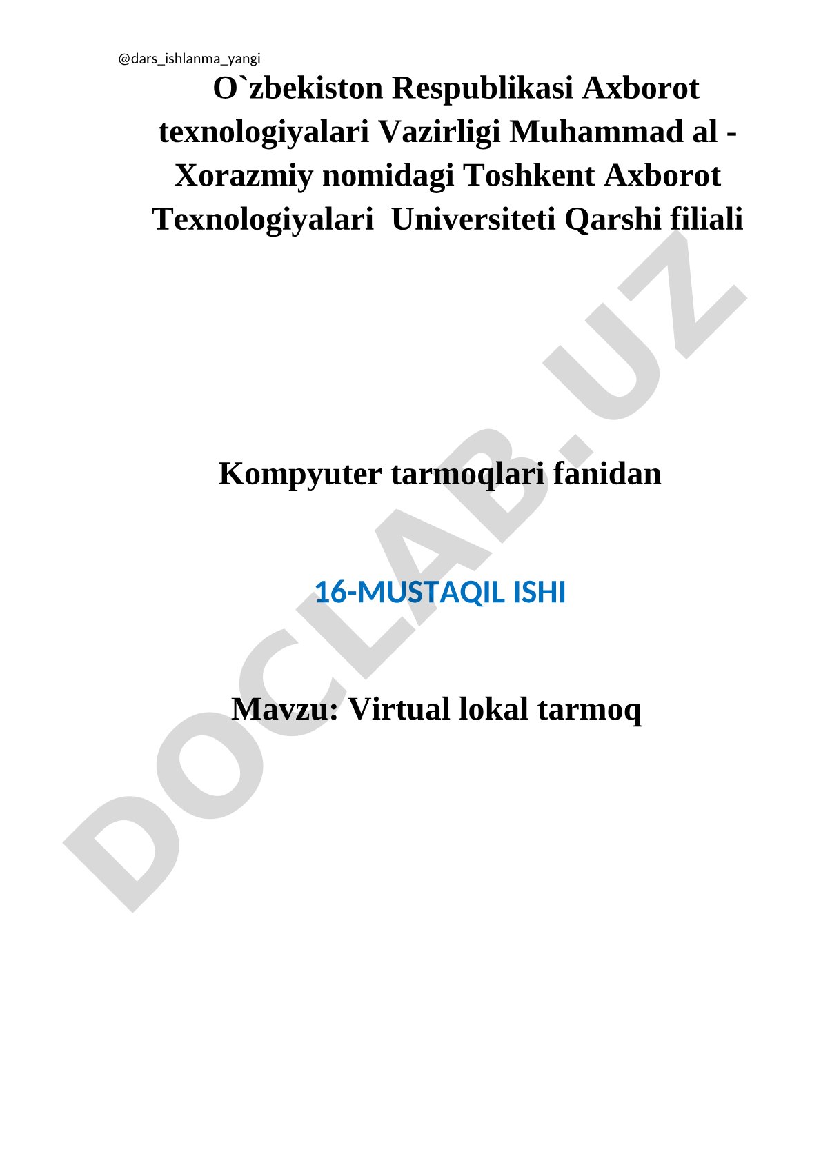 Virtual lokal tarmoq