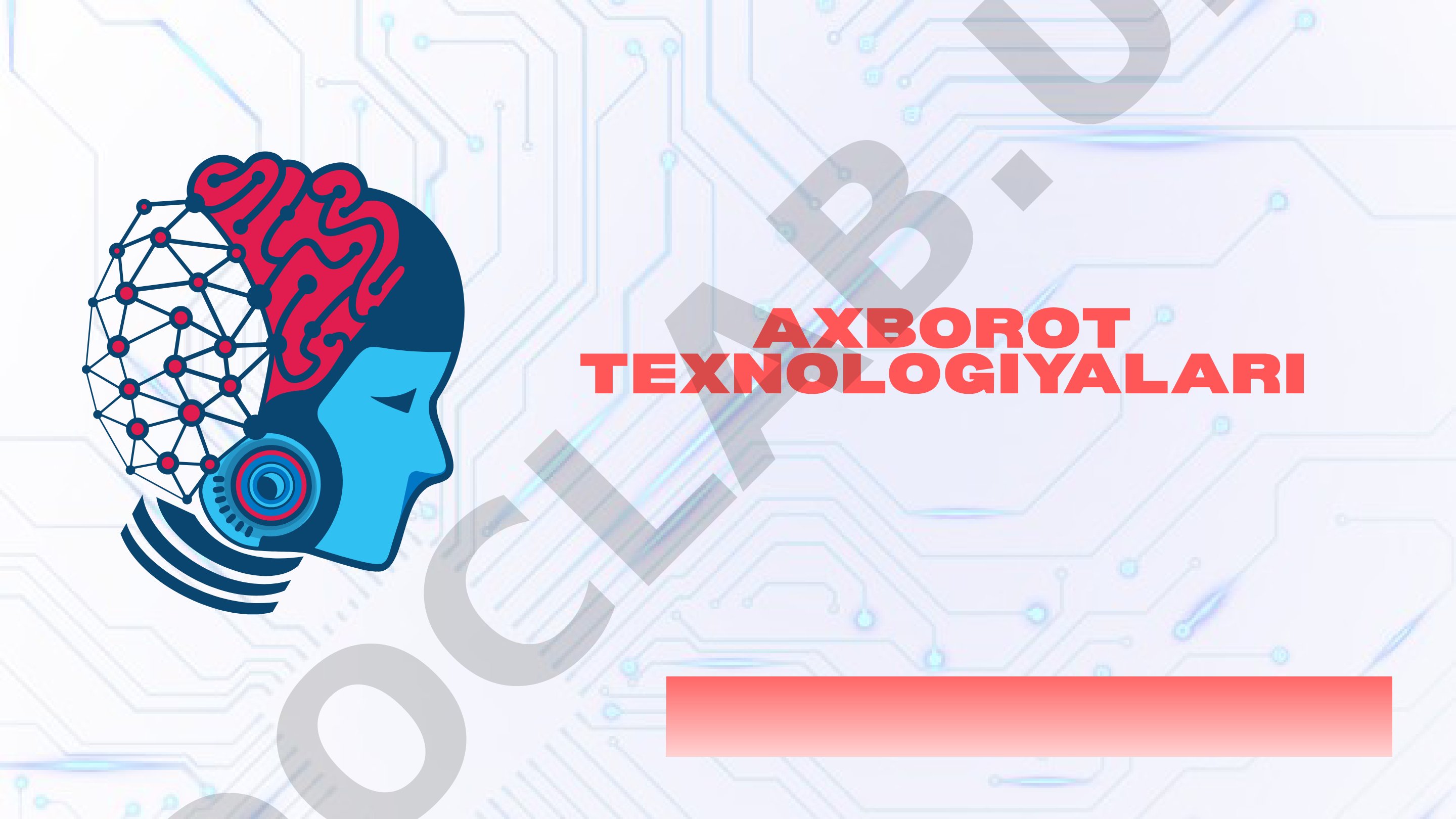 Axborot texnologiyalari